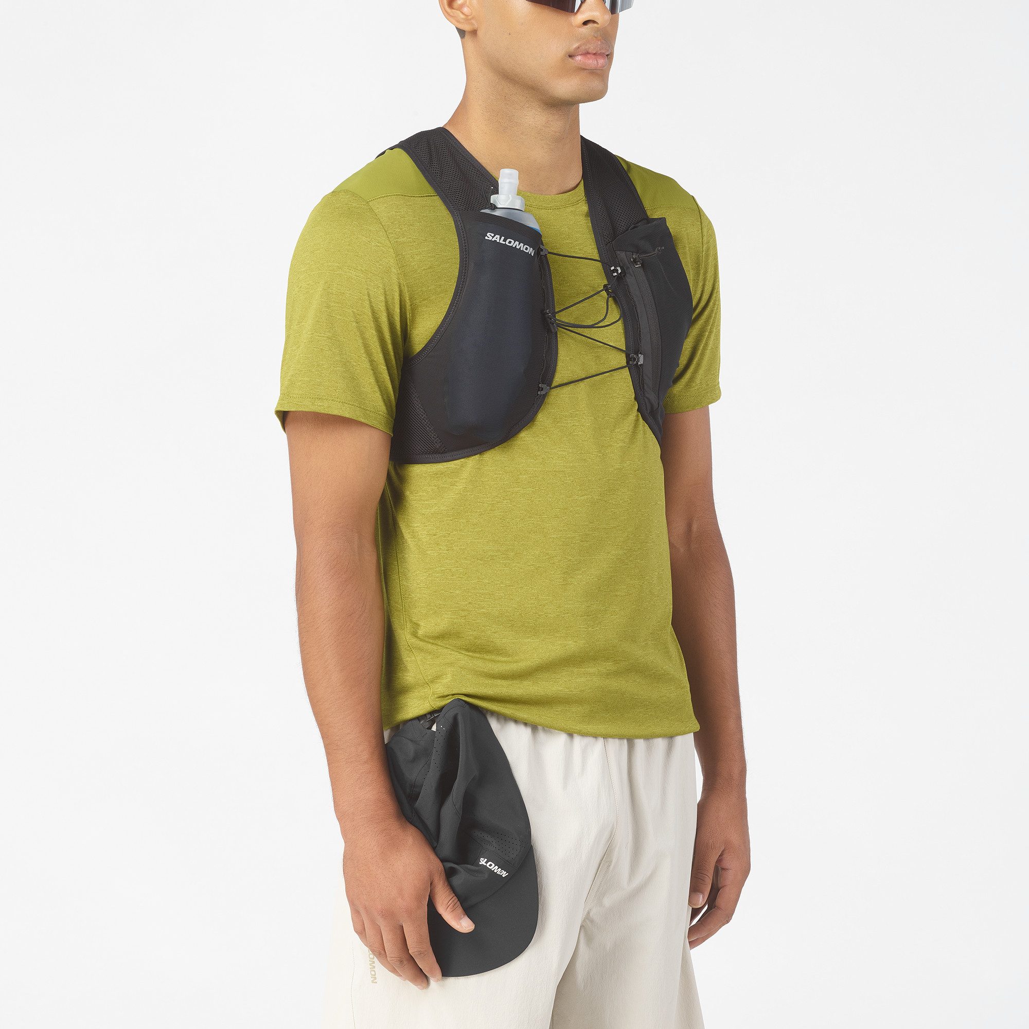 Salomon Trinkrucksack, Laufweste für sportliche Aktivitäten, sportlicher Stil, aus Polyester