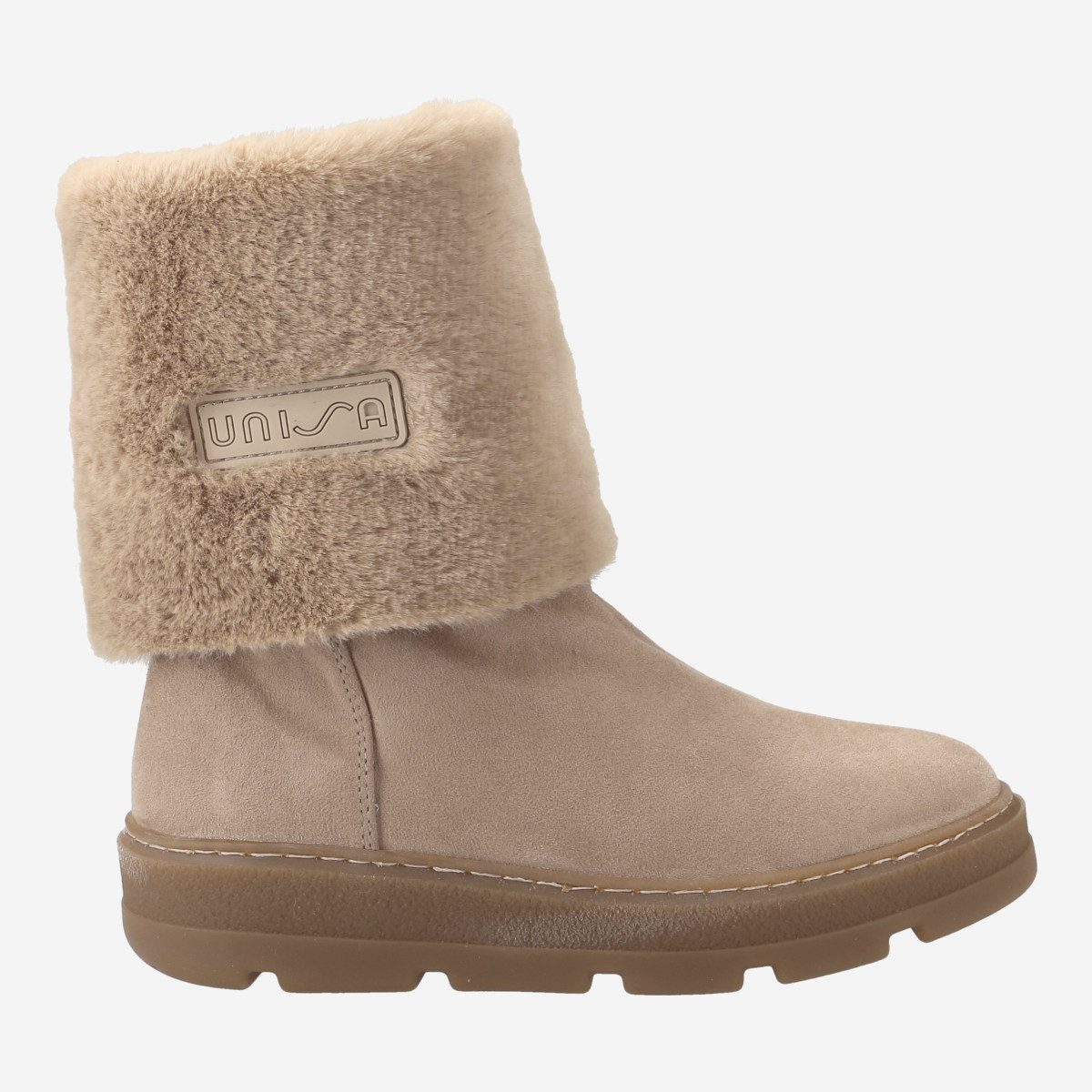Unisa Unisa FOSSY_SDE_PON ARENA, Warmfutter, Stiefel in Beige für Damen Stiefel