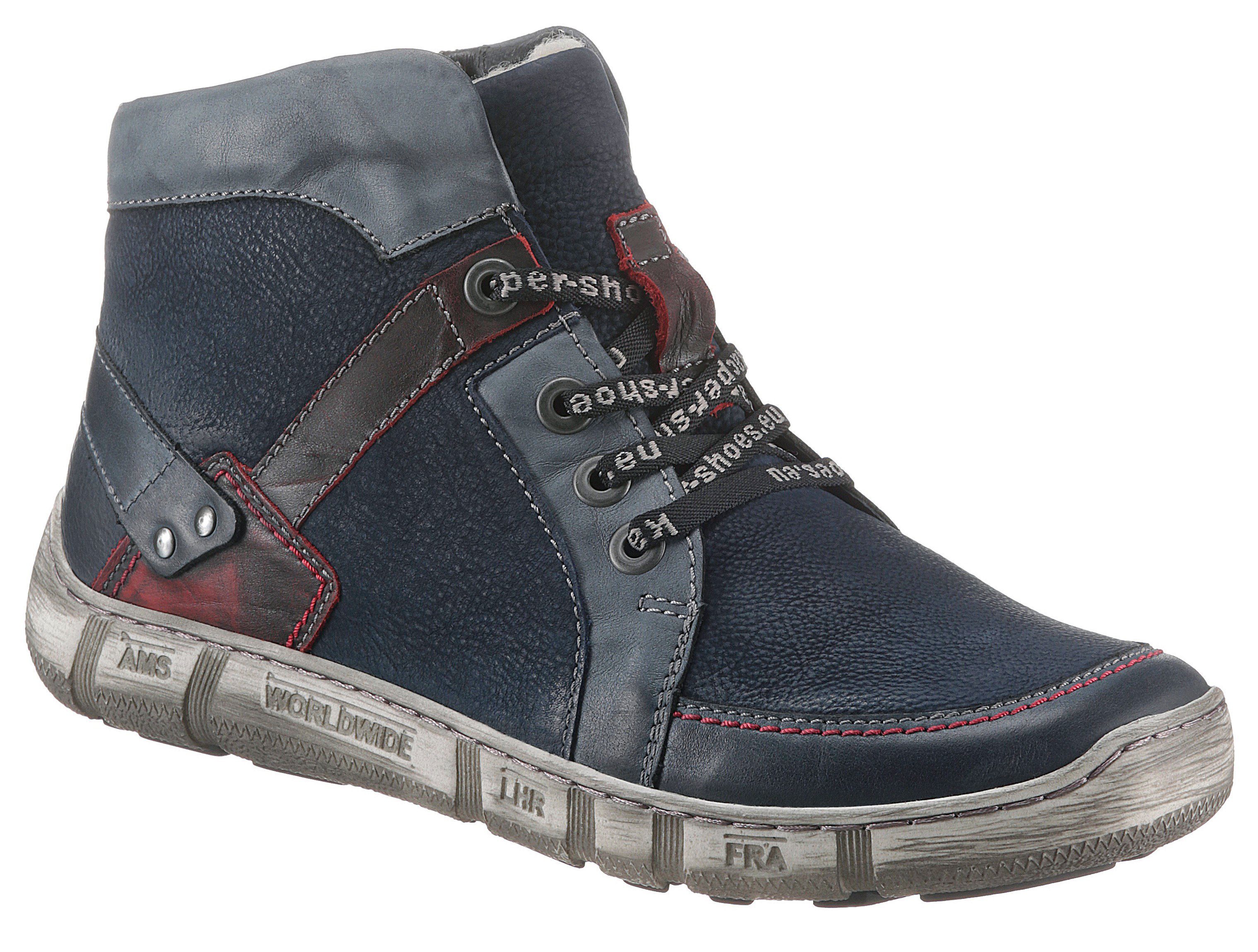 Damen Winter-Stiefeletten Aus Leder - Breit Passend & Rutschfest
