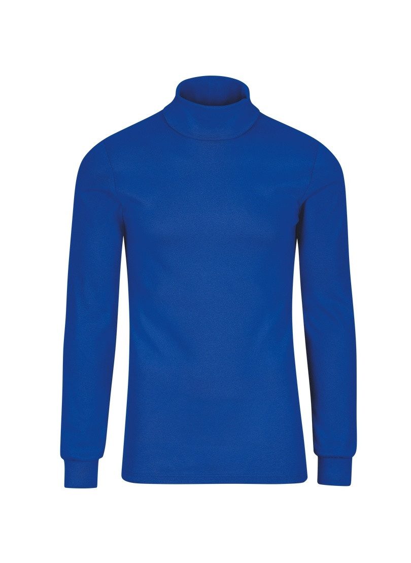 Trigema Rollkragenshirt TRIGEMA Langarm Sport-Rollkragenpullover und Ski- royal