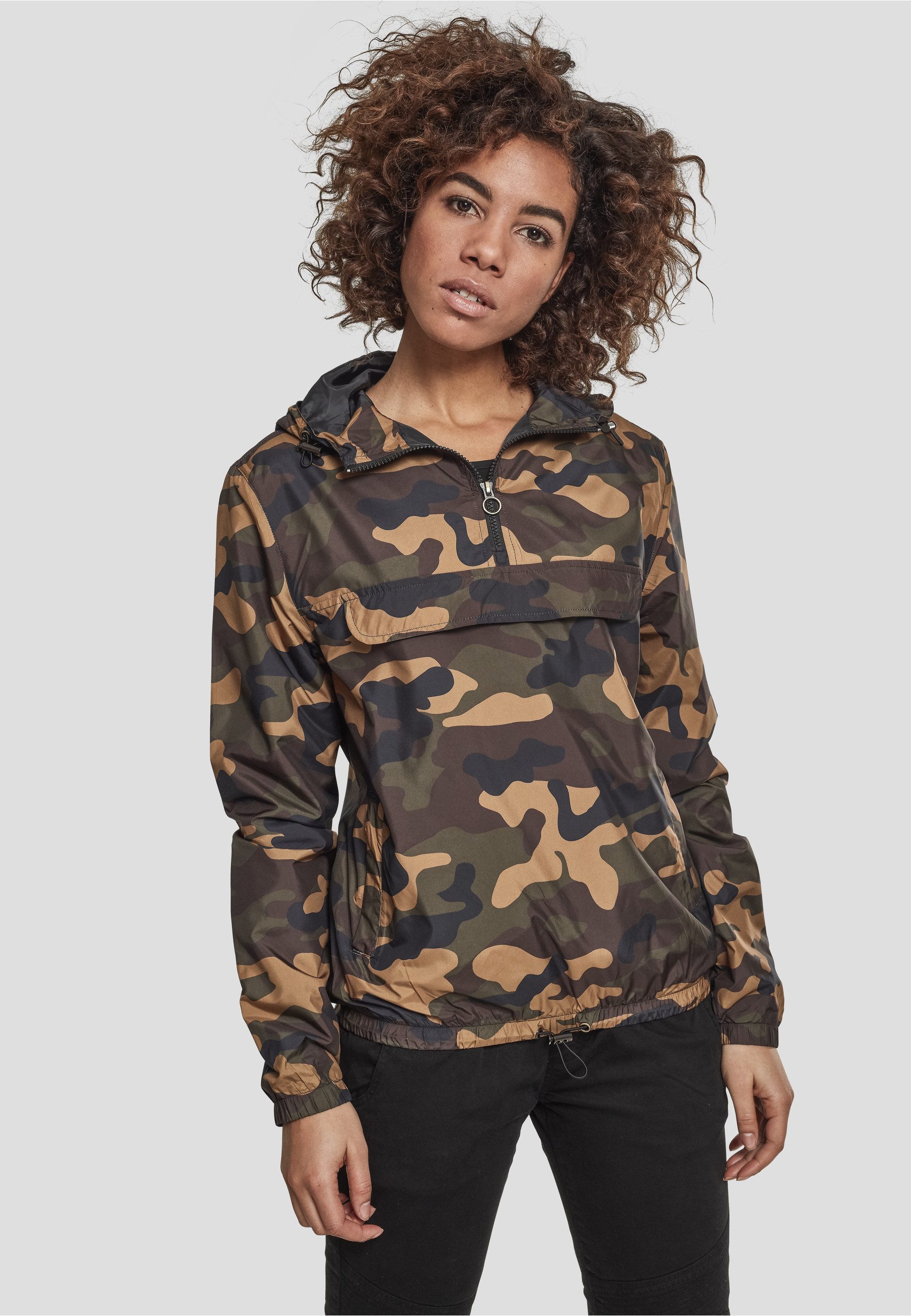 URBAN CLASSICS Outdoorjacke Urban Classics Damen Ladies Camo Pull Over Jacket (1-St)