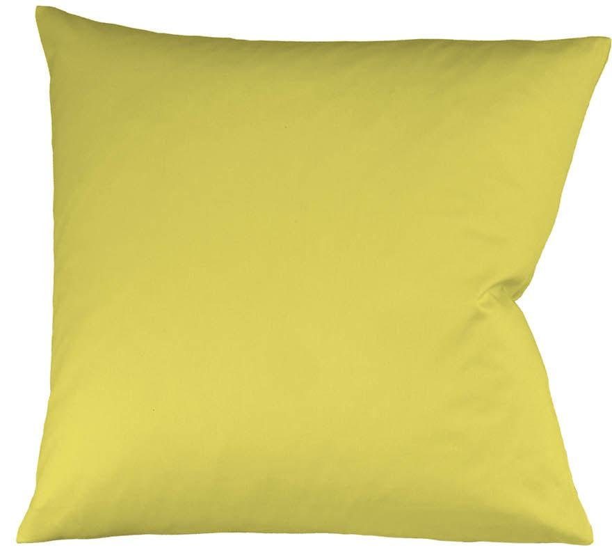 fleuresse Kissenbezug Colours Mako Satin, 100% Baumwolle, mit Reißverschluss, (2 Stück), Mako Satin, glänzend, glatt, Premium Qualität