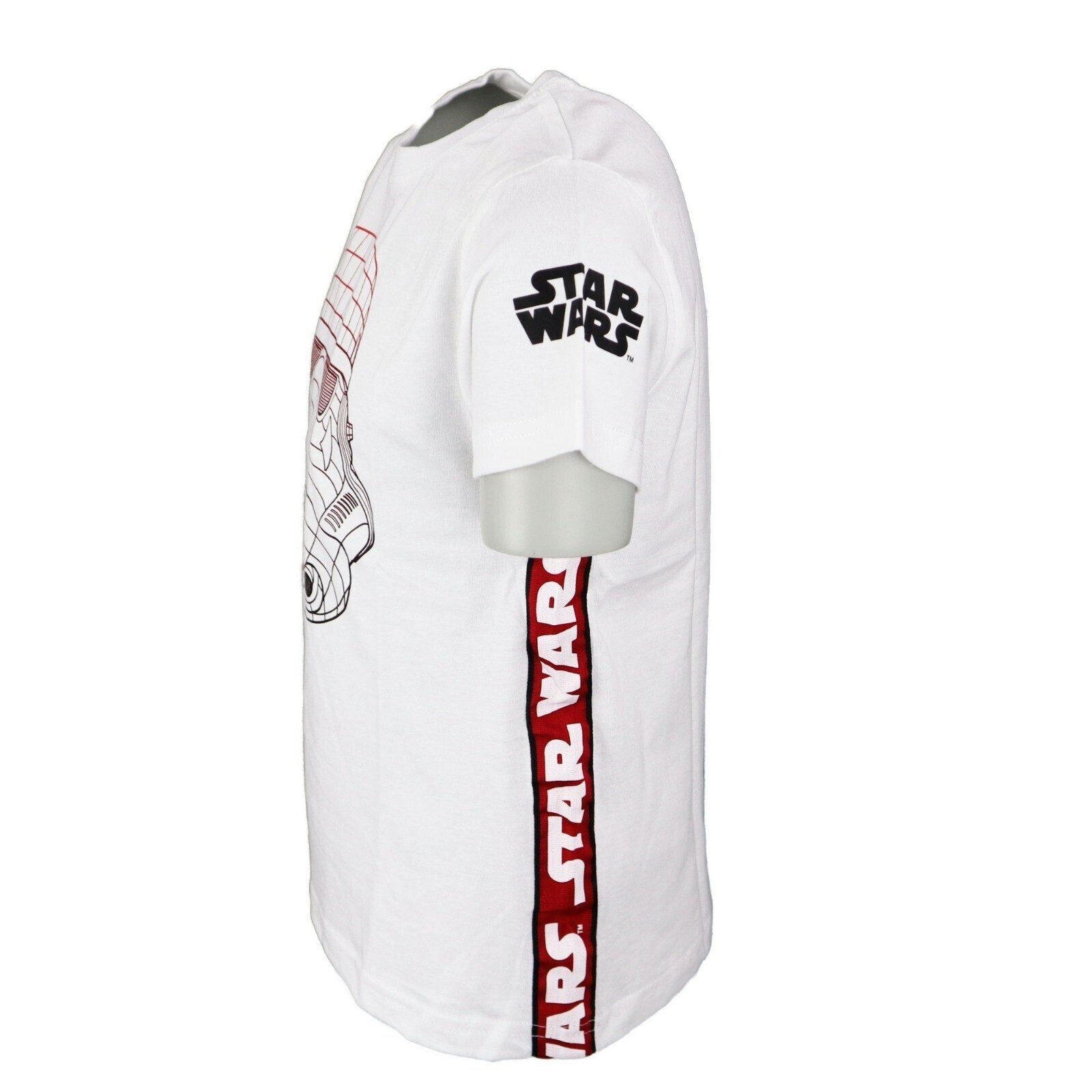 Star Wars Print-Shirt Star Wars Stormtrooper Kinder Jungen T-Shirt Kurzarm Gr. 134–152 Wei