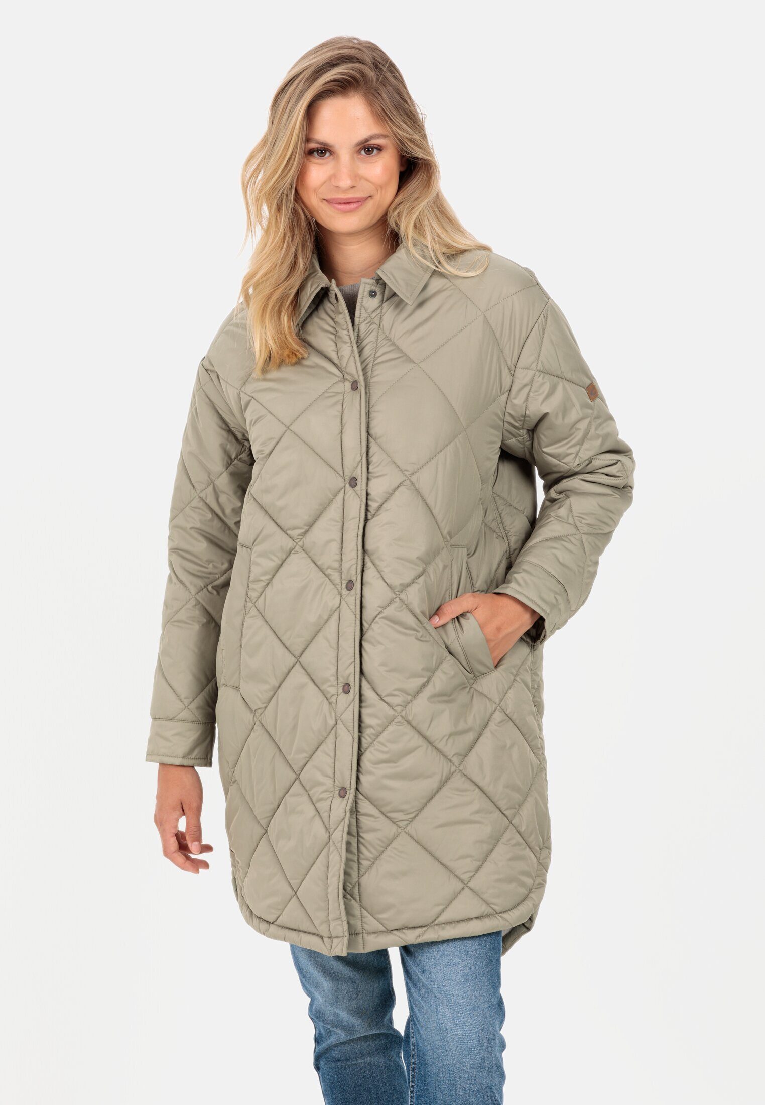 Steppmantel aus recyceltem Polyester