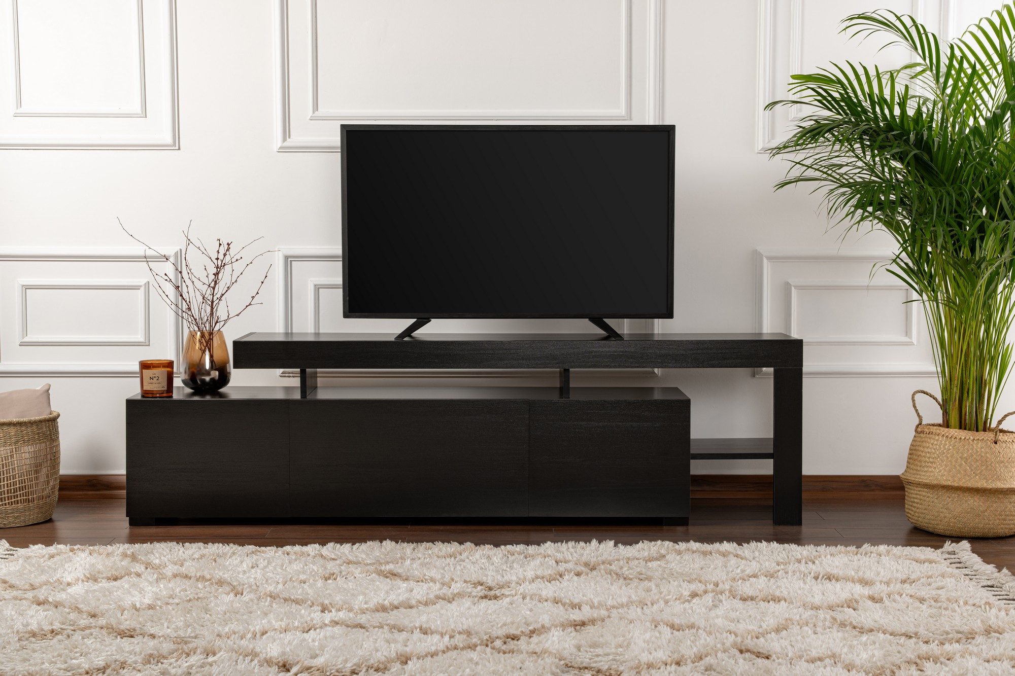 Skye Decor TV-Board, LED-Beleuchtung, PVC-Kanten für zusätzliche Eleganz