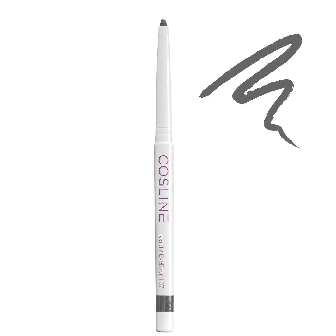 Cosline Cosmetics Kajal wasserfest, langanhaltend, cremig, 25 Farben, intensive Pigmentierung