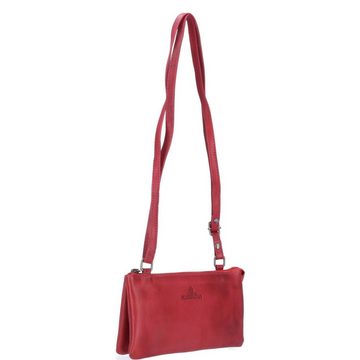 The Skandinavian Brand Umhängetasche The Skandinavian Brand Damen Tasche Leder AVANCO rot (1-tlg)