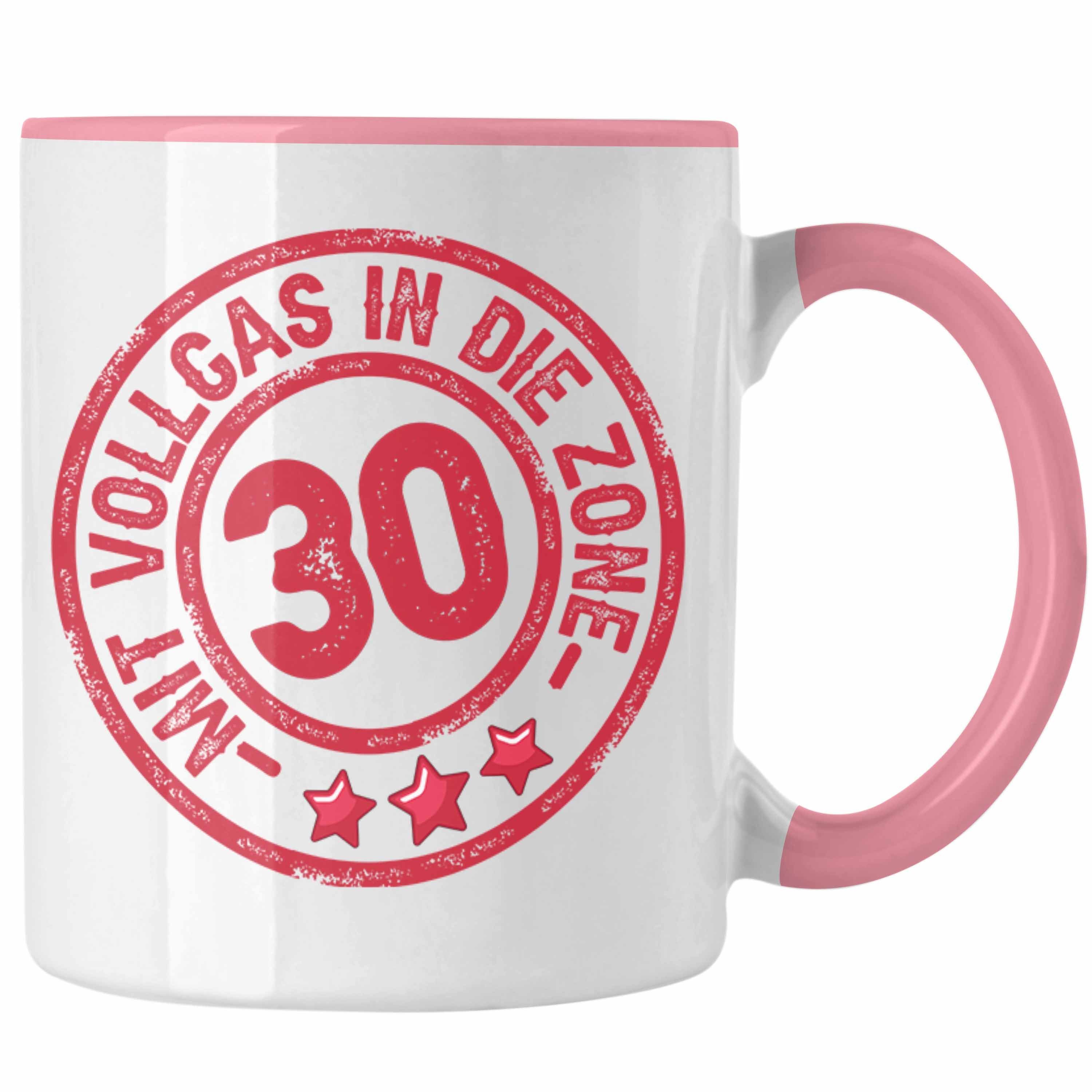 30er Rosa Tasse Tasse Die Geschenk Mit Kaffee-Becher Geburtstag Trendation In 30 Zon Vollgas