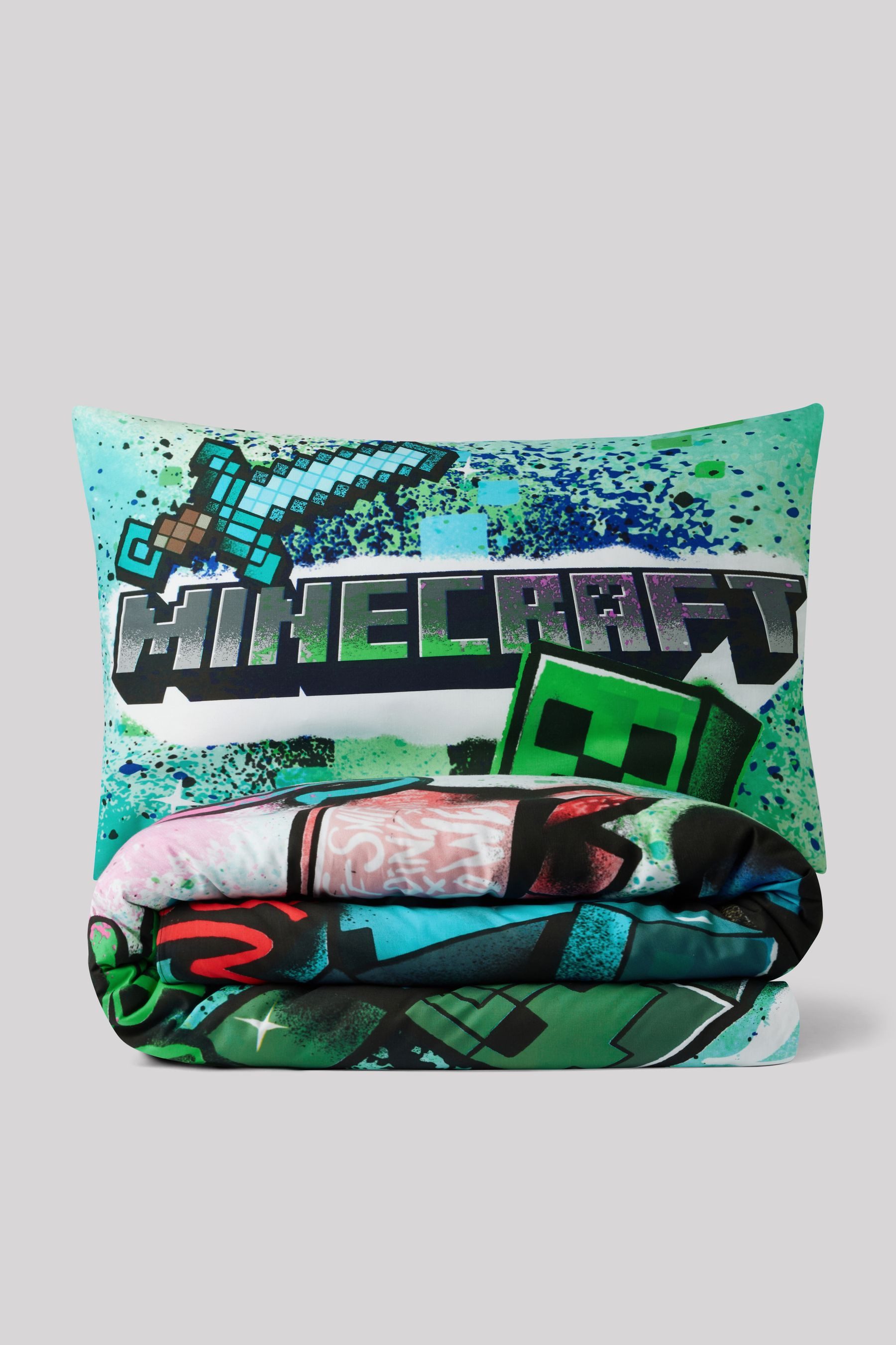 Next Bett-Set Bettbezug und Kissenbezug im Set, Bezug: Polyester (recycelt), Baumwolle