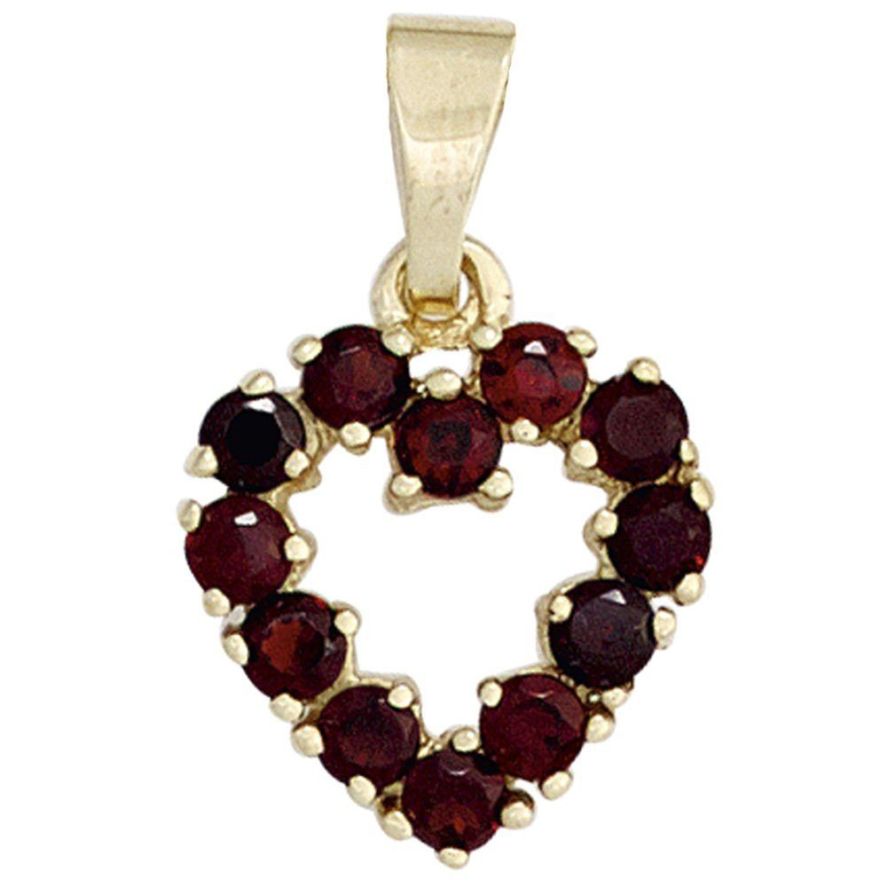 schmuck-krone-kettenanh-nger-anh-nger-herz-mit-granat-rot-375-gold