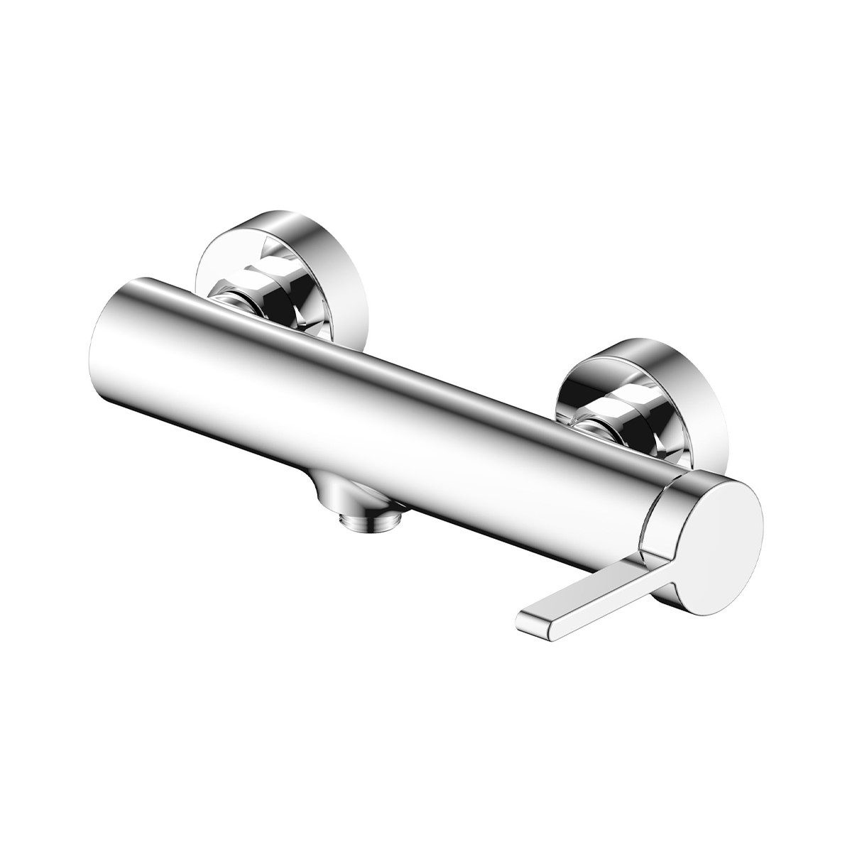 Belvit Duscharmatur BV-DA4016 (einzel, 1-St) BELVIT Duschmischer/-armatur Chrom Einhebelmischer zur