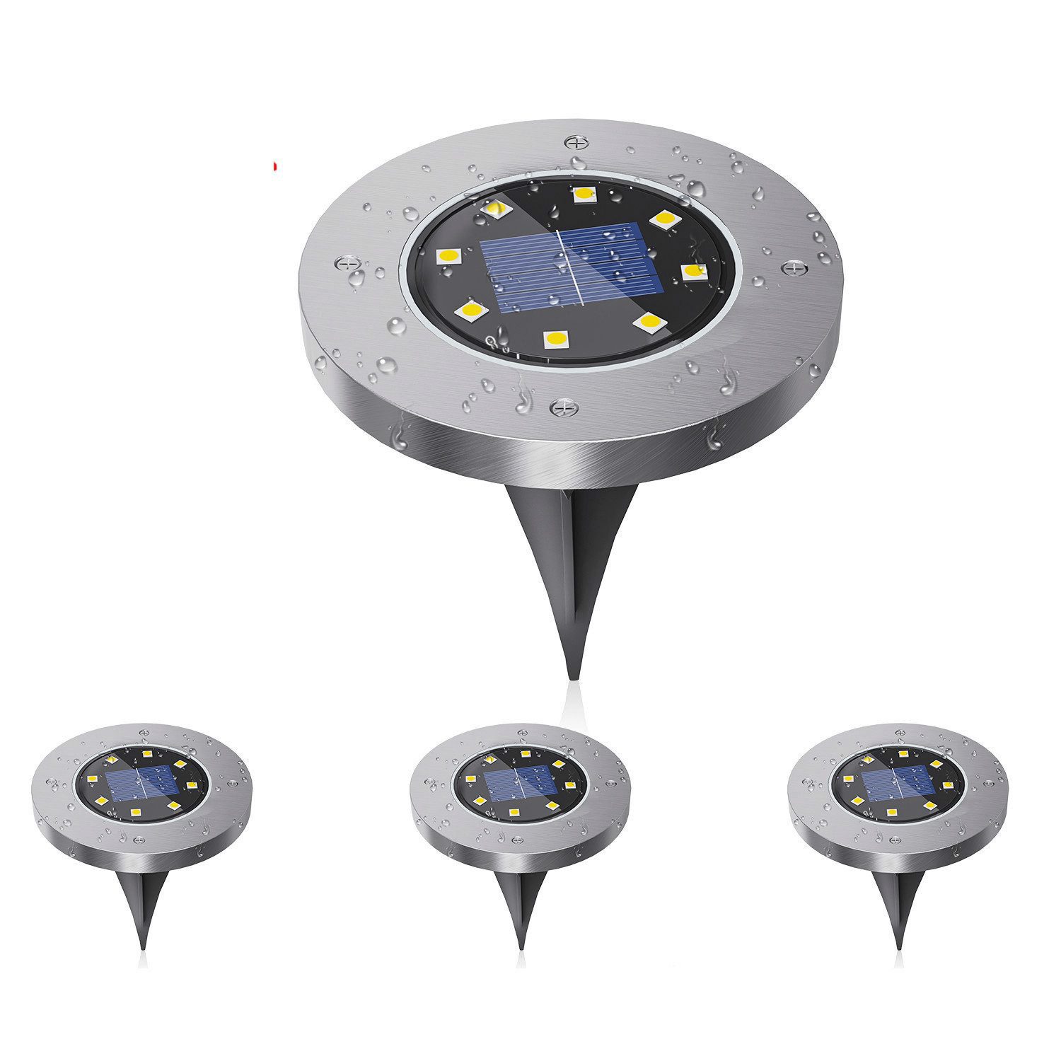 BlingBin LED Solarleuchte 4 Stück LED günstig online kaufen
