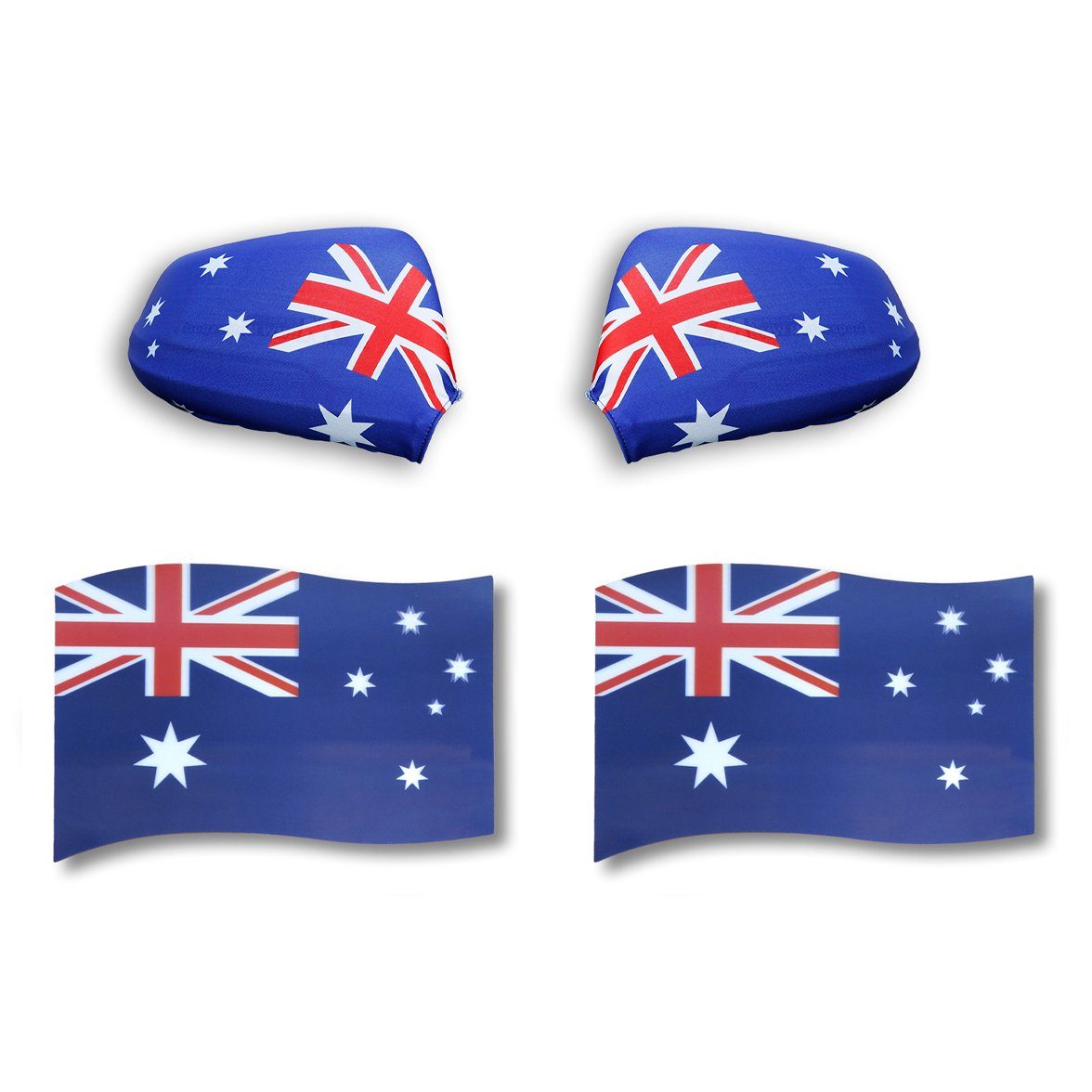 Australien Fahne Originelli Fahren Australia Sonia Magnete Fußball, 3D-Effekt Auto Fan-Paket Magnete: