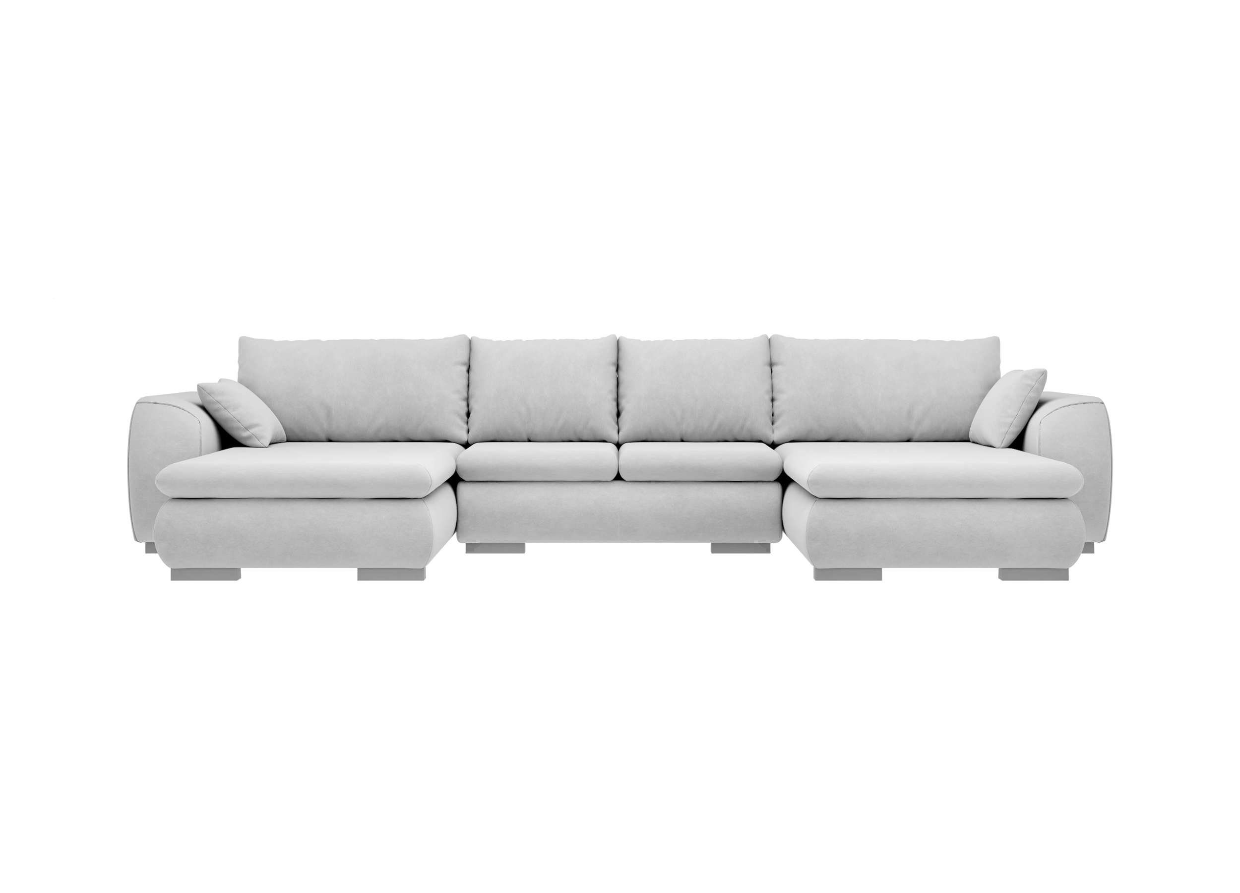 Clemens, Design, bestellbar, Stylefy Bettfunktion, im links Raum stellbar, Modern mit frei oder Wellenfederung Sofa, U-Form, mit Wohnlandschaft mane rechts