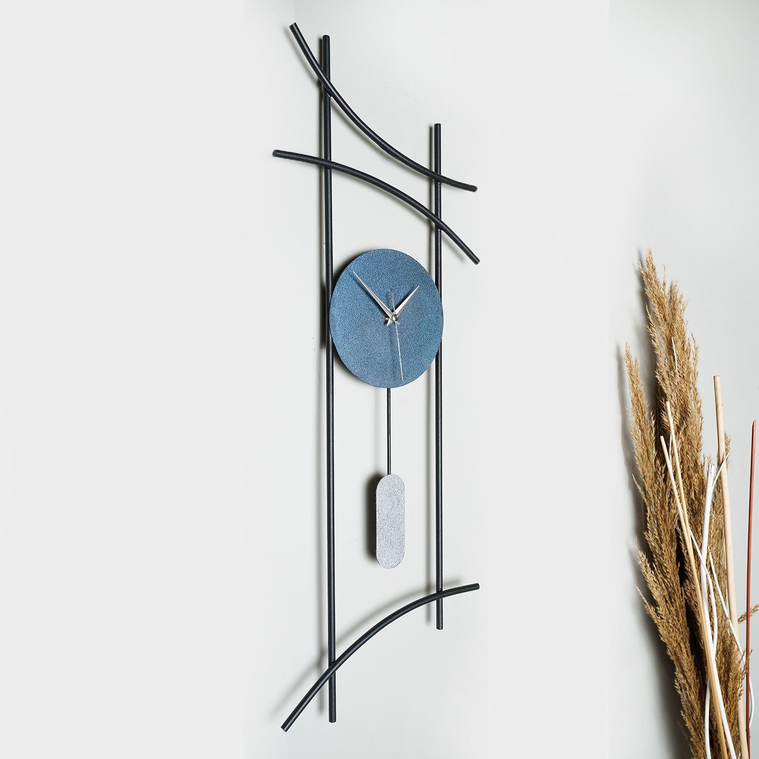 Wallity Wanduhr 100% METAL, 75 x 30 cm N1114