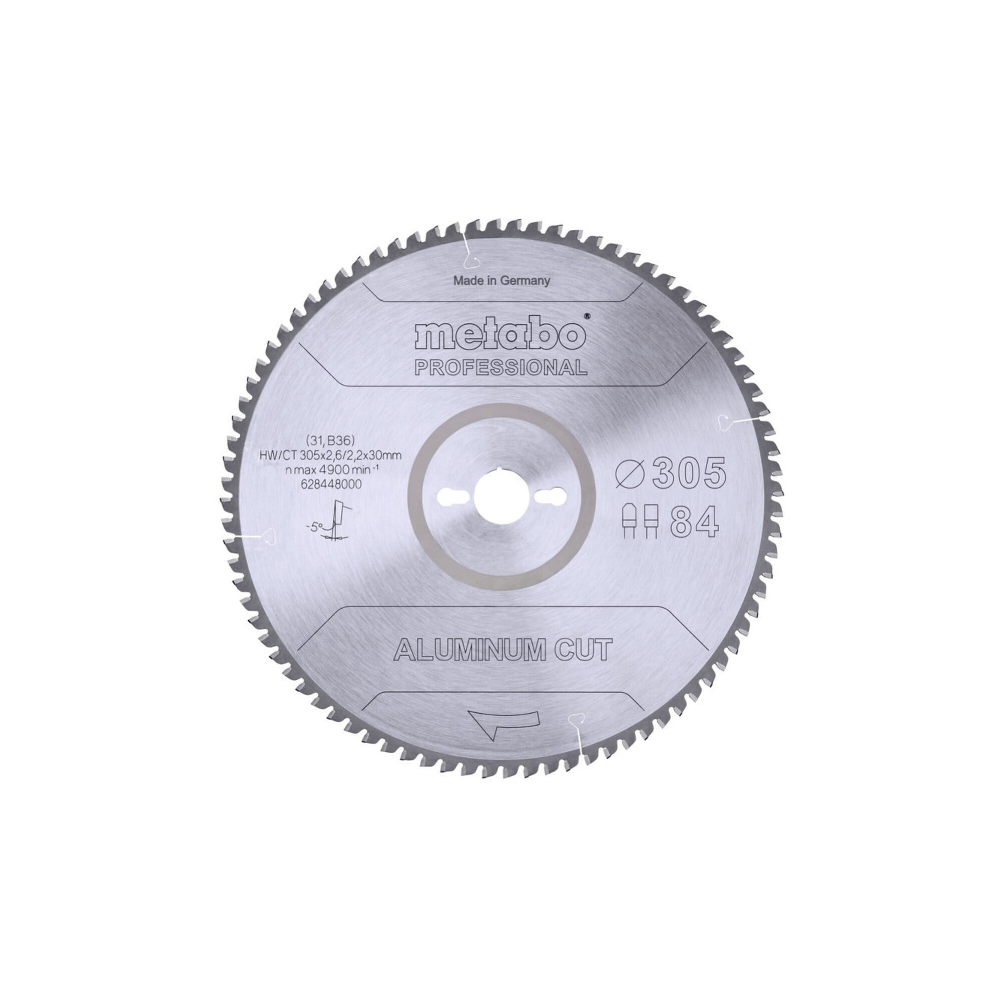metabo Kreissägeblatt Metabo Sägeblatt "aluminium cut - professional", 305x2,6/2,2x30 Z84 FZ