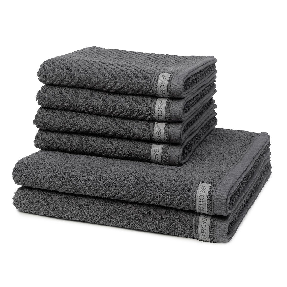 ROSS Handtuch Set Smart, Frottee (Spar-Set, 6-St), 4 X Handtuch 2 X Duschtu günstig online kaufen