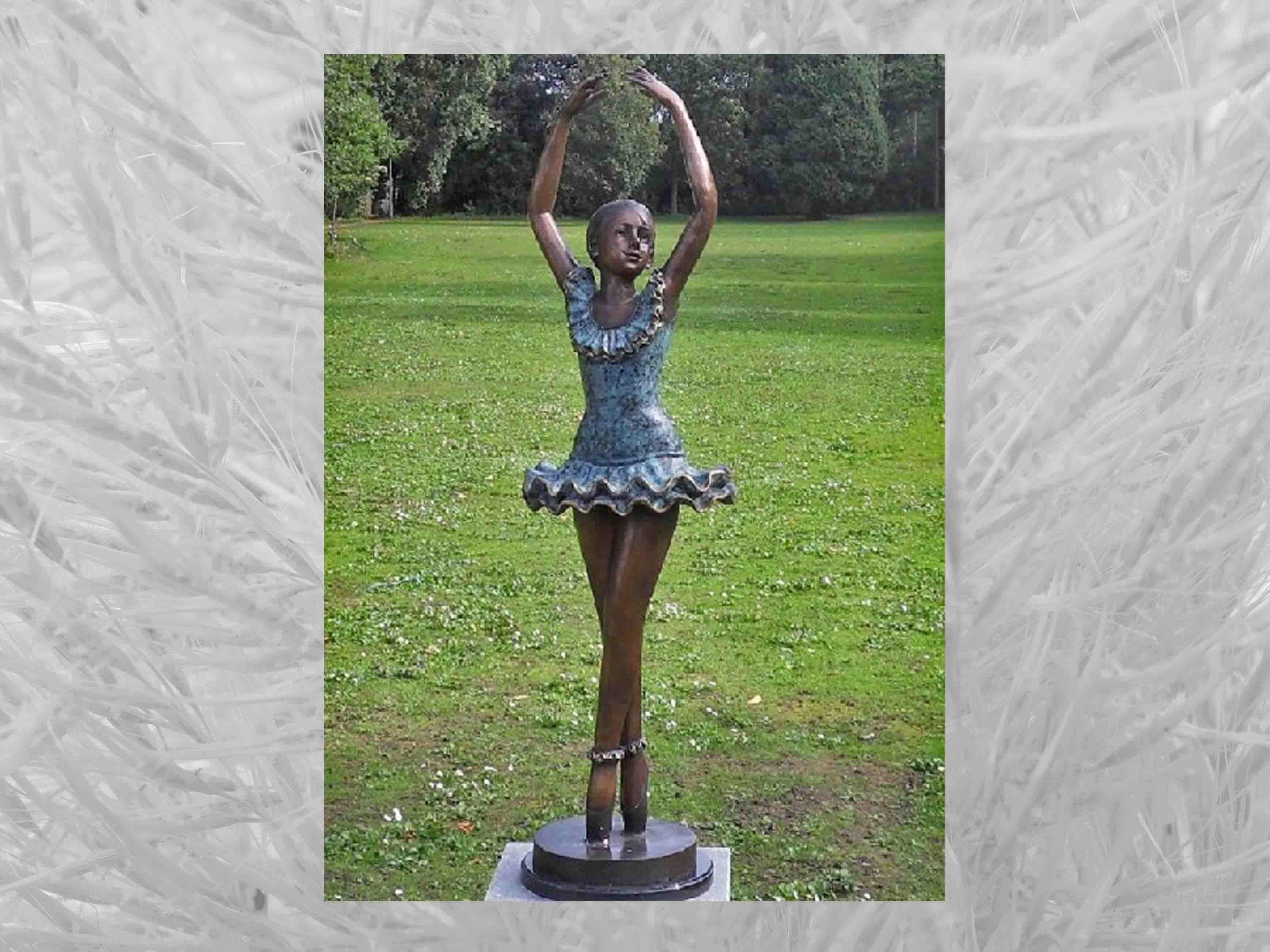 Gartenfigur IDYL IDYL Bronze Ballerina, Bronze-Skulptur