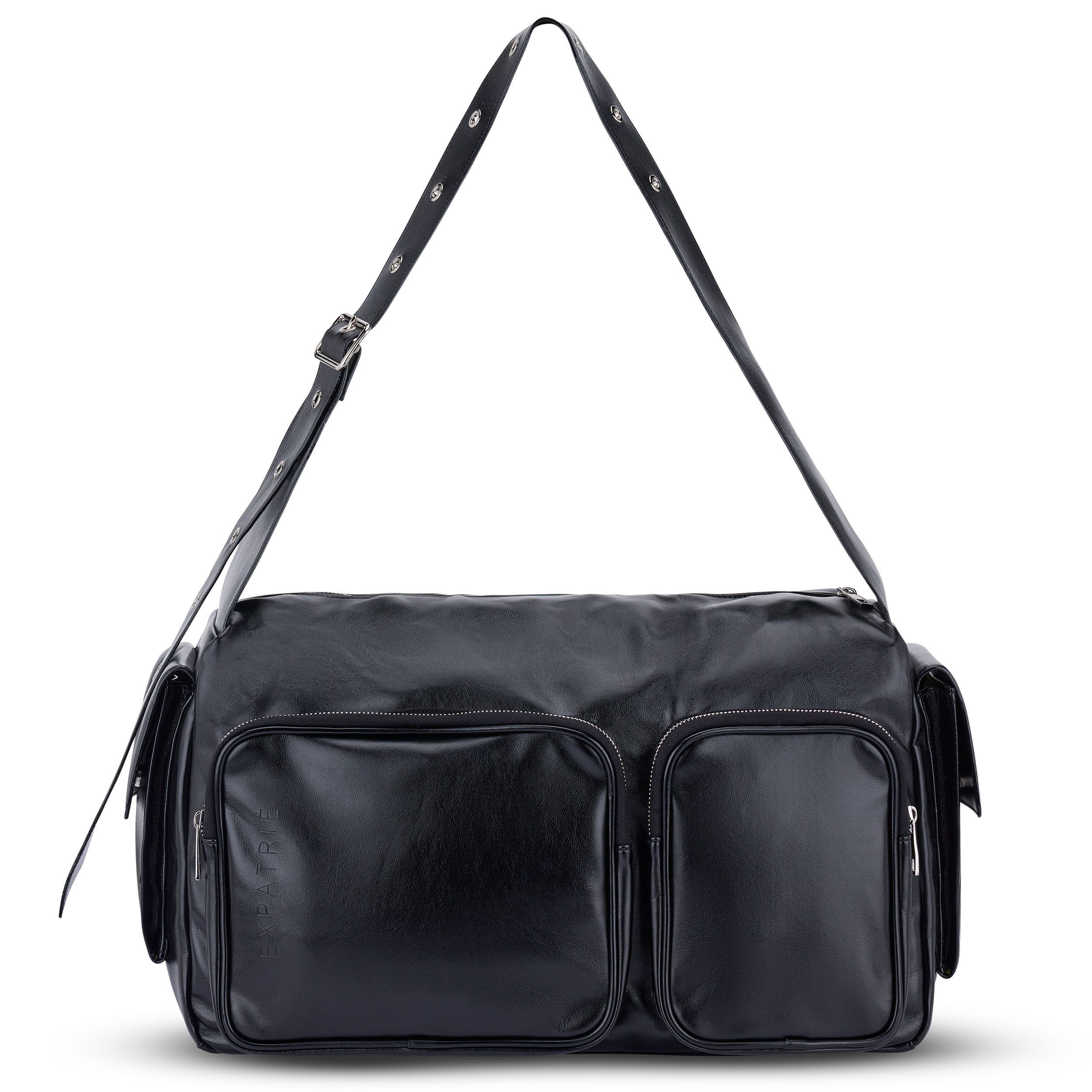Expatrié Weekender Nova Kleine Reisetasche Schultertasche für Damen (1-tlg), Große Schultertasche für Wochendtrips & Ausflüge, Retro Metallic Optik