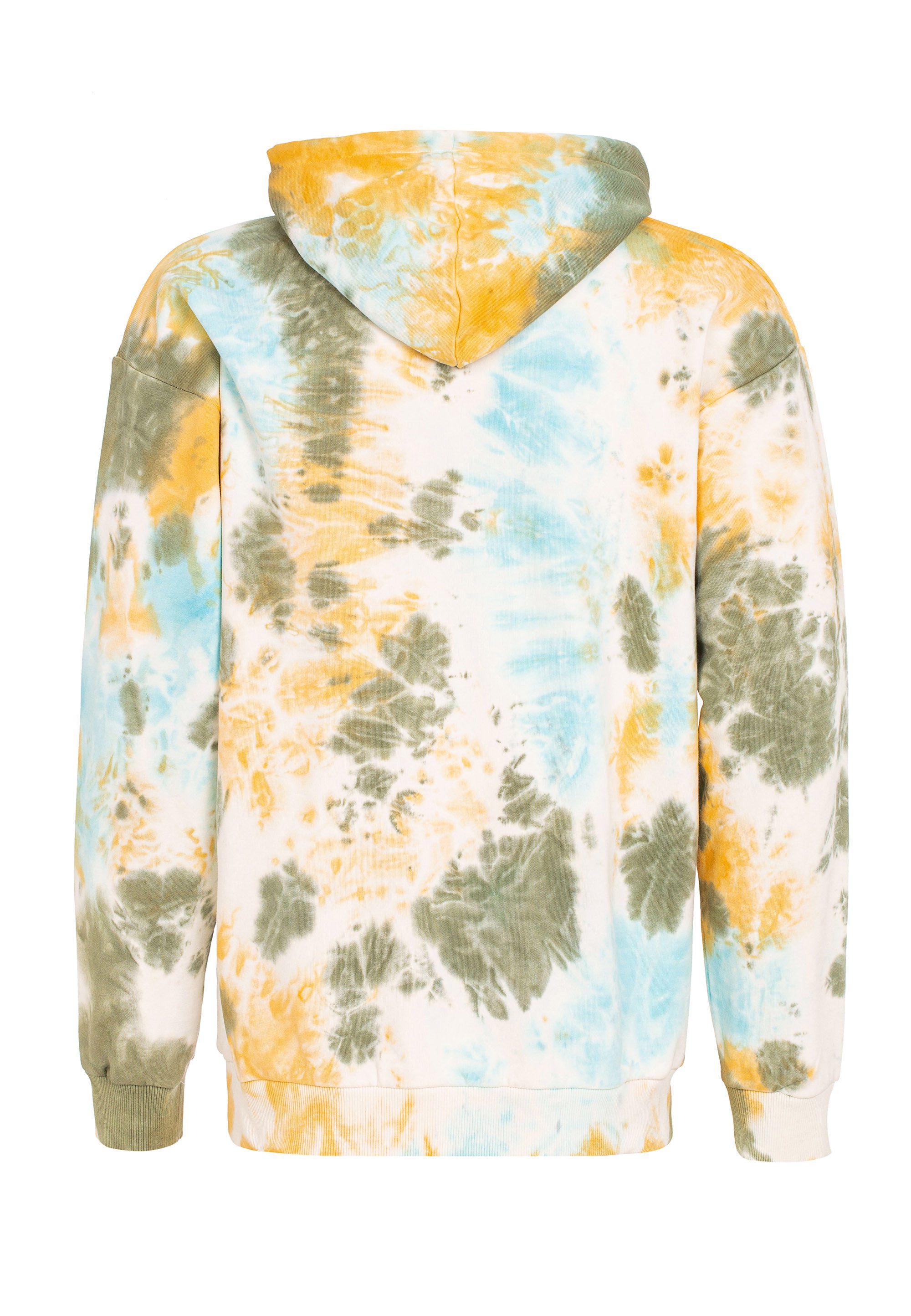 RedBridge Hoodie mit Tie-Dye Muster Lässiger Kapuzenpullover im trendigen B günstig online kaufen