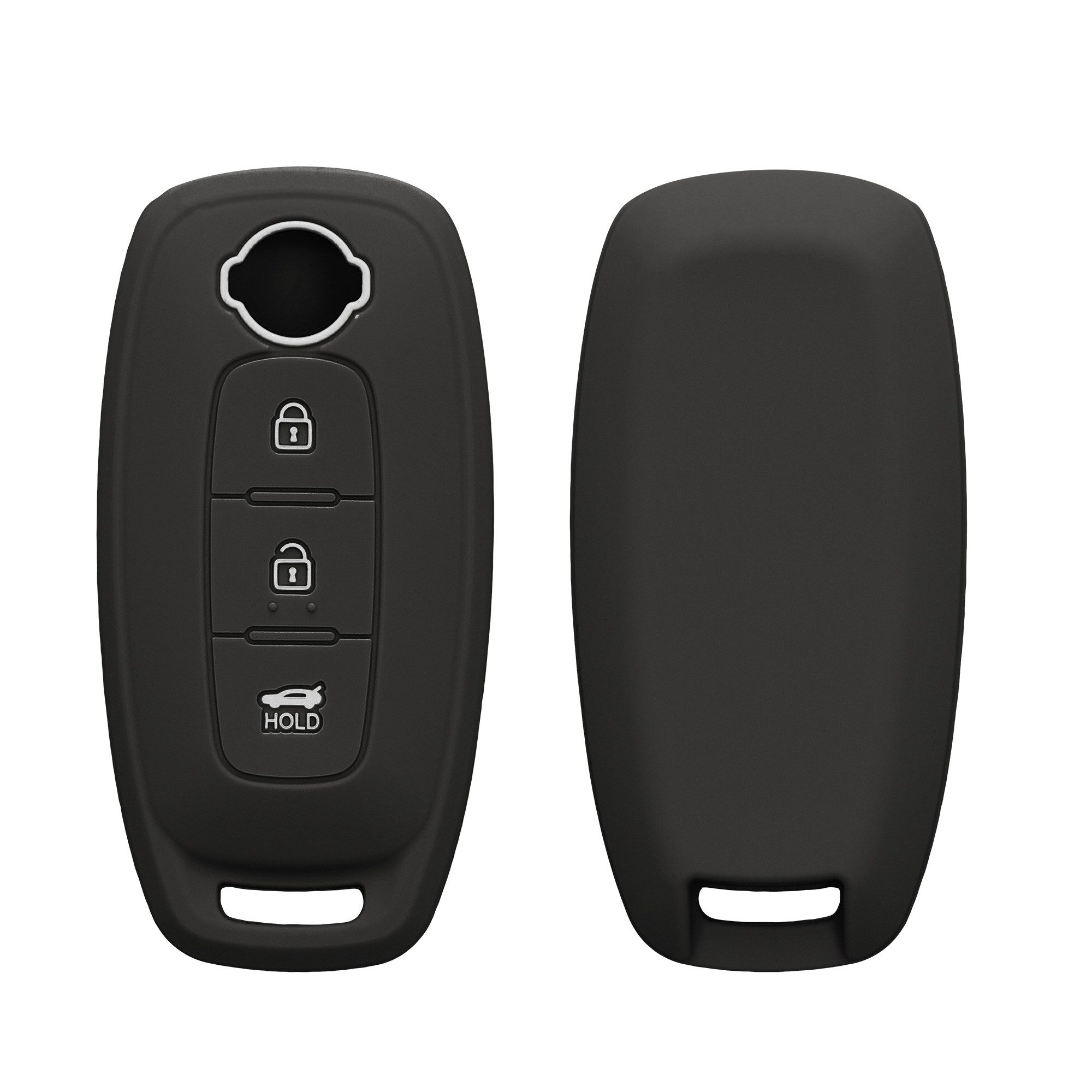 kwmobile Schlüsseltasche Autoschlüssel Silikon Hülle für Nissan (1-tlg), Schlüsselhülle Schlüssel Case Cover