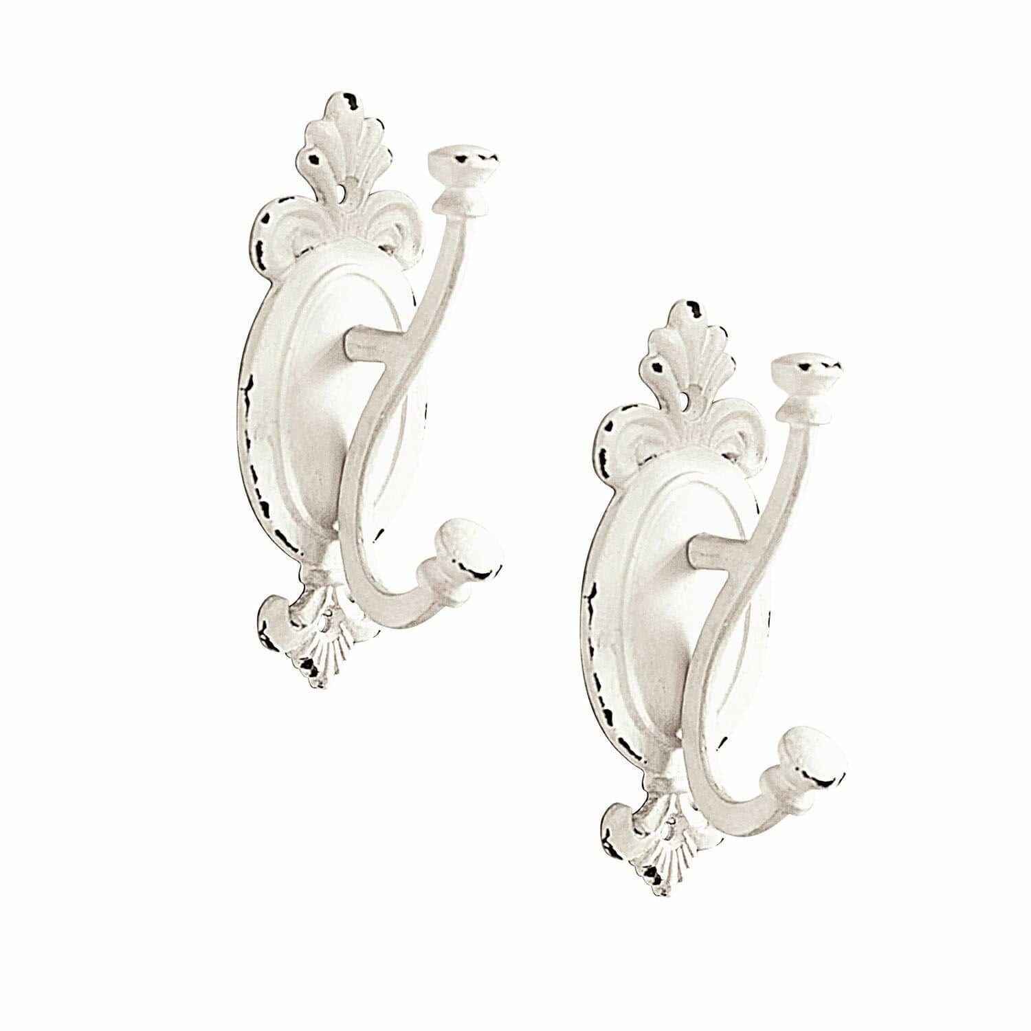 Mirabeau Dekohaken Haken 2er Set Tede antikweiß