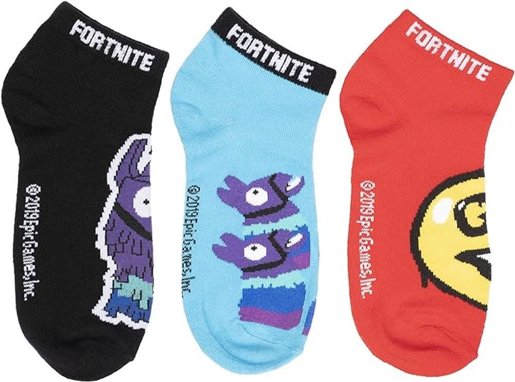 Fortnite Sneakersocken 3x FORTNITE Socken Kinder + jugendliche 35/37 38/40