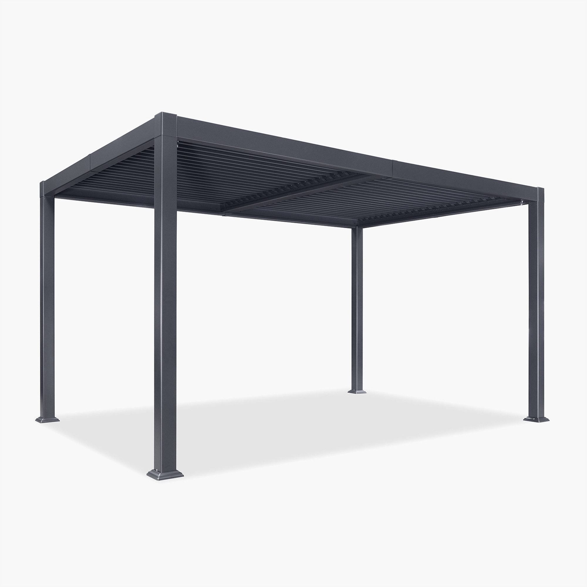 PURPLE LEAF Pergola Alu Terrassenüberdachung mit Lamellendach, stabiler Gar günstig online kaufen