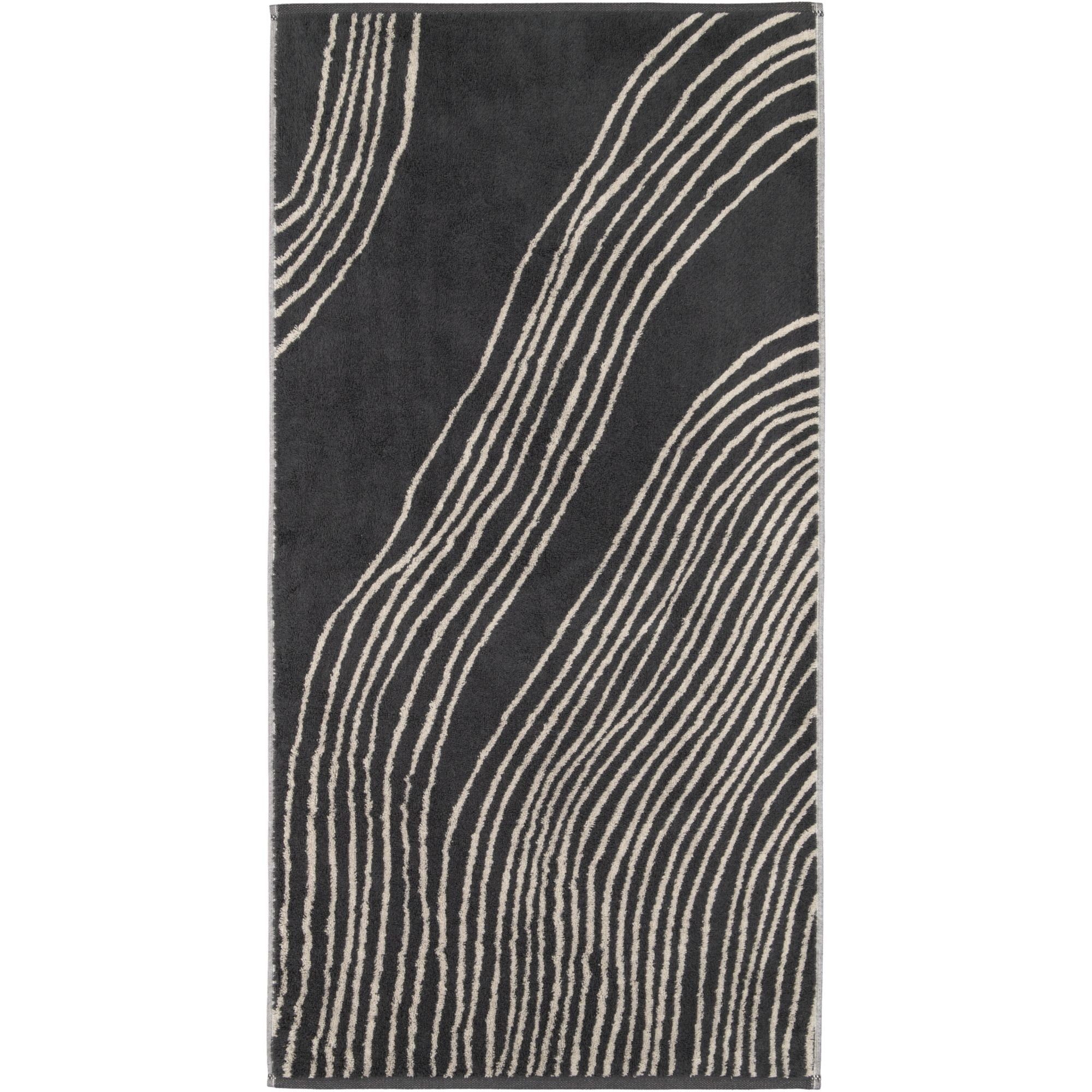 Cawö Handtücher Cawö Handtuch oder Duschtuch Gallery Flow 6210-73 granit, Baumwolle, 100% Baumwolle