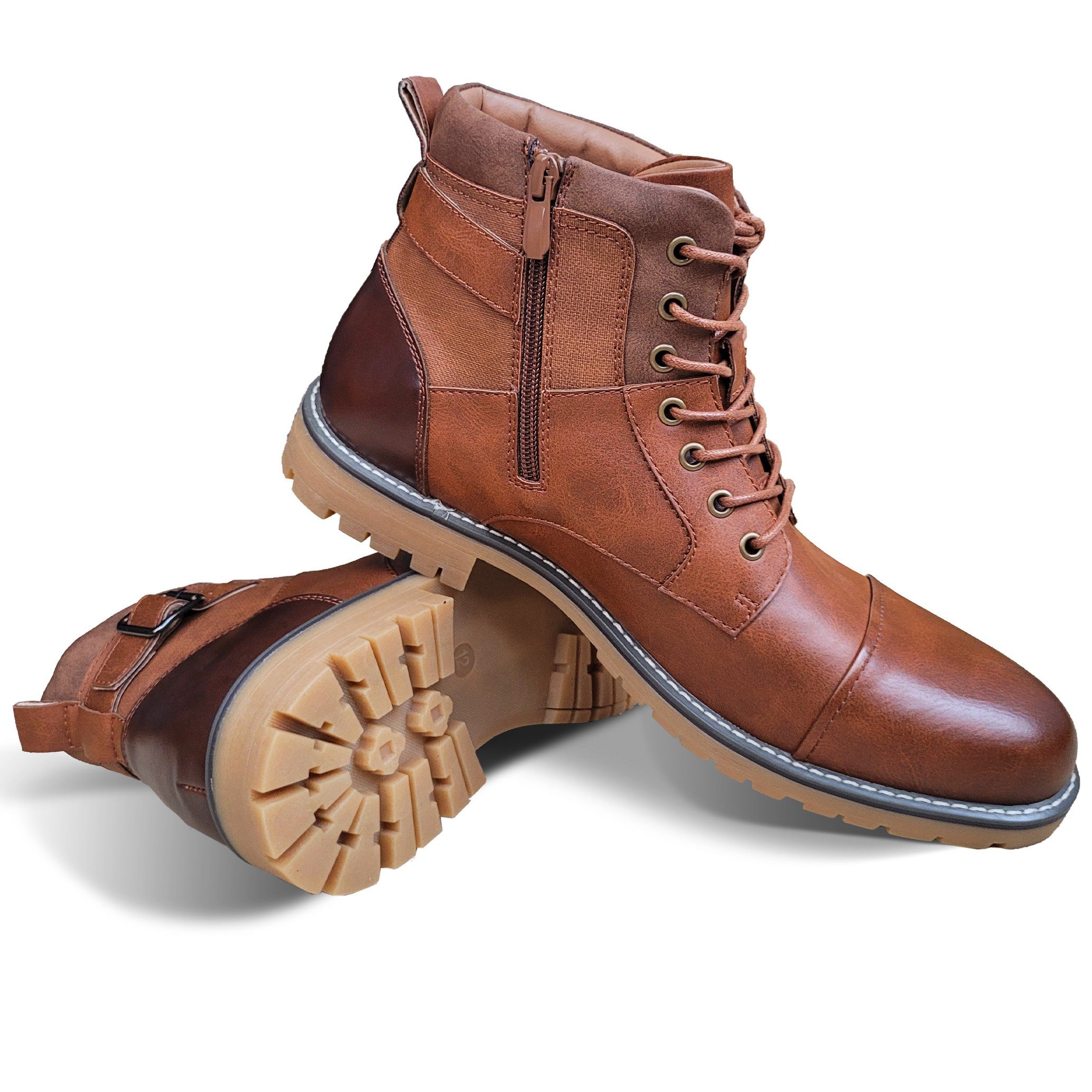 GOLDEN GOLDEN Winterstiefel Herren Schnürung Lässige Herrenstiefel Winterstiefel