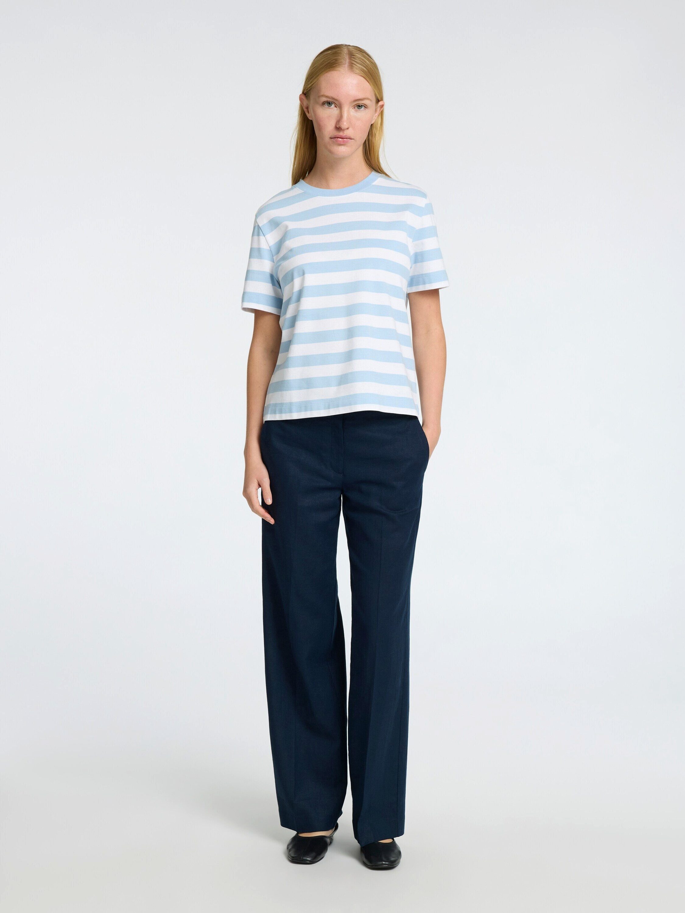 Selected T-Shirt SLFEssential (1-tlg) Plain/ohne Details