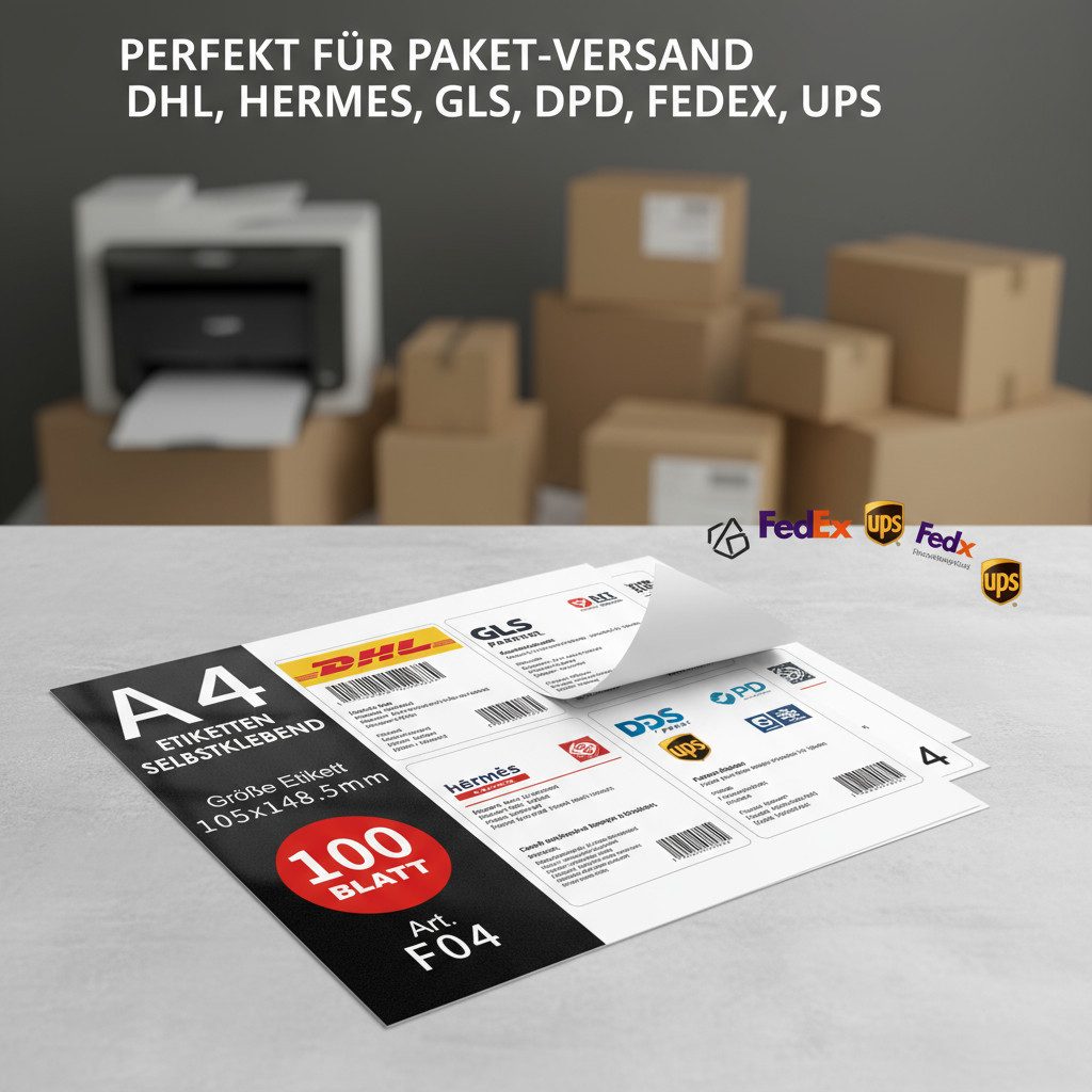 GOLDEN Ярлыки GOLDEN 100 Blatt, Ярлыки Selbstklebend Bedruckbar Наклейка A4