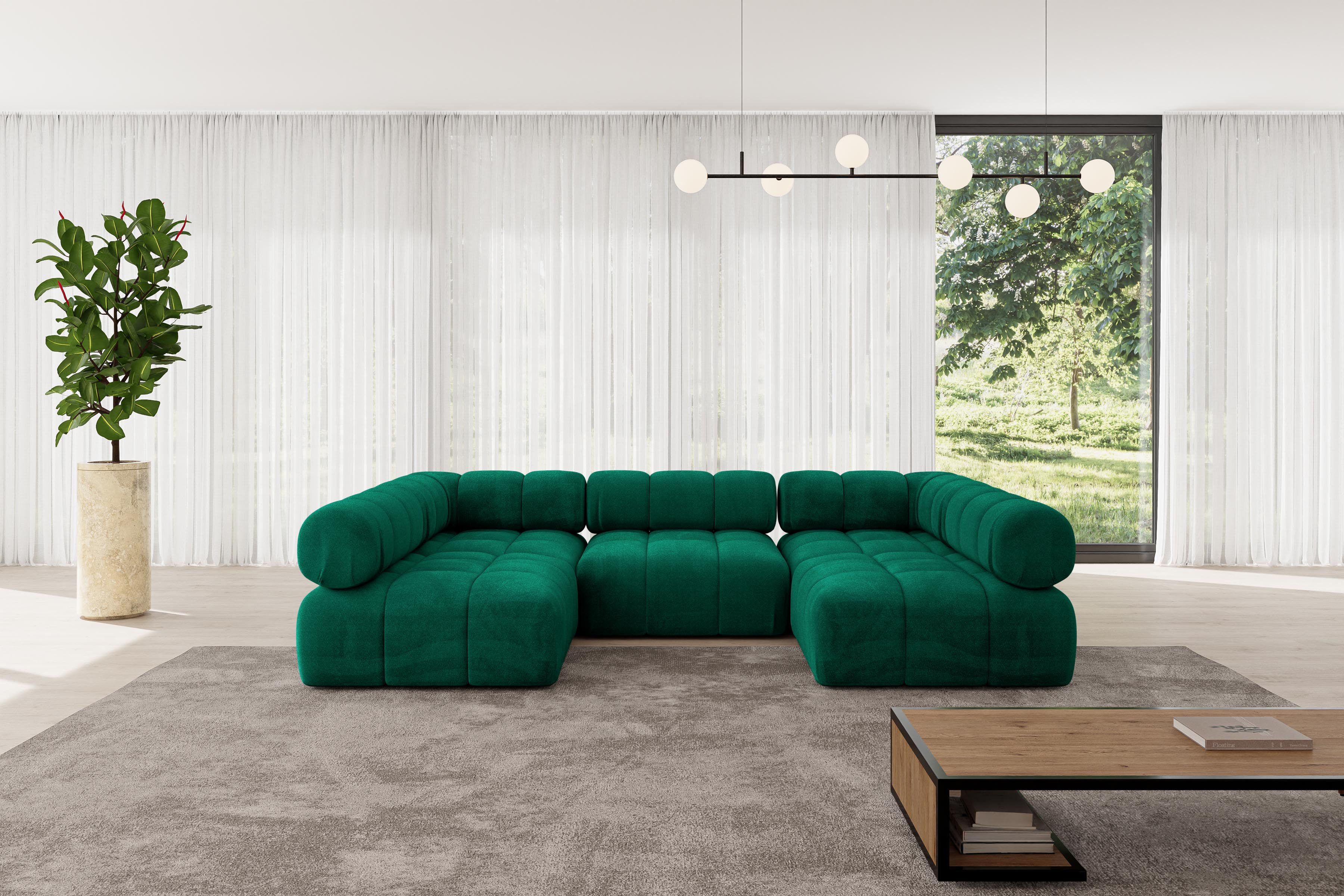 ALTDECOR Wohnlandschaft Garvo-U1, Corner Sofa U-Form günstig online kaufen
