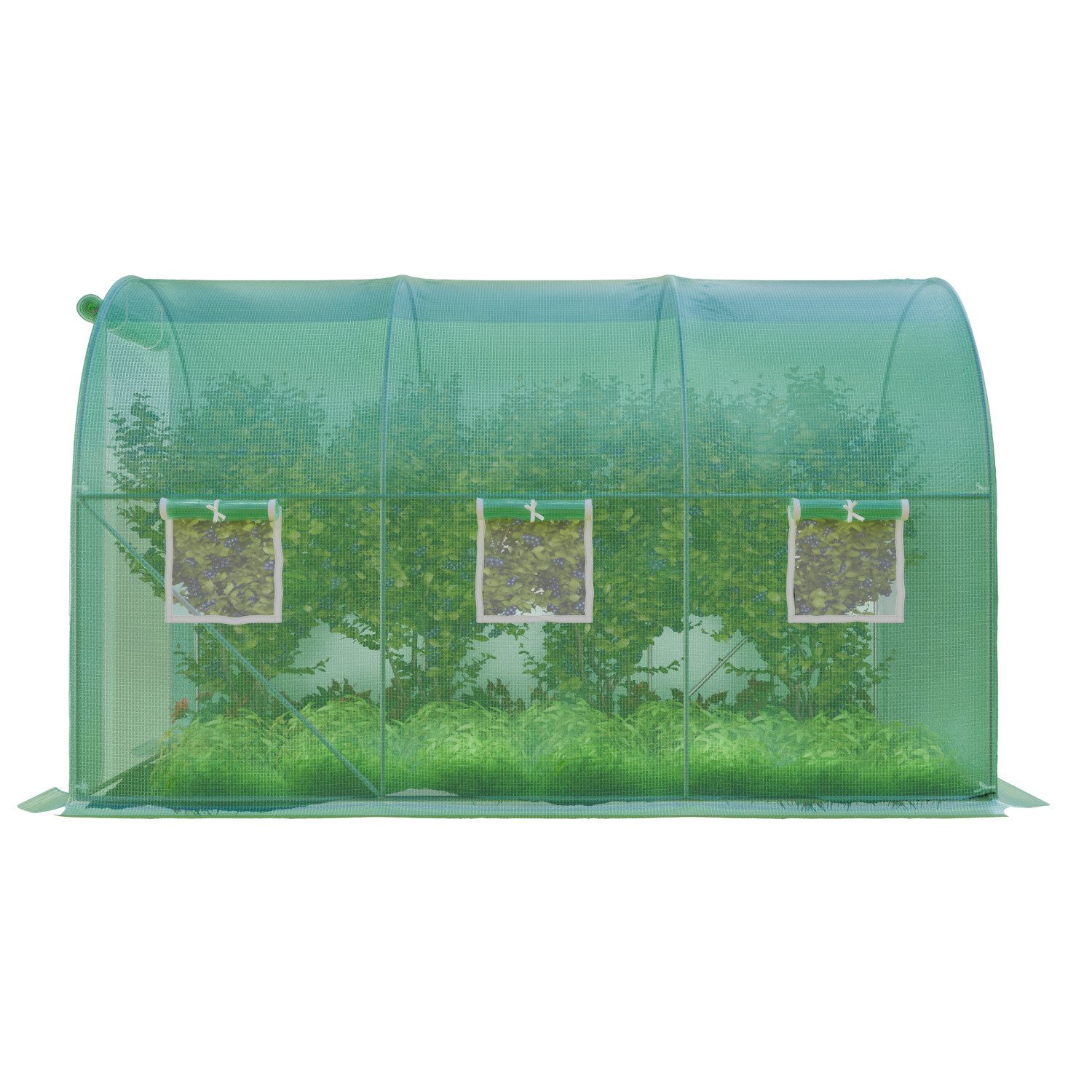 GARMIO Gewächshaus Foliengewächshaus, ...