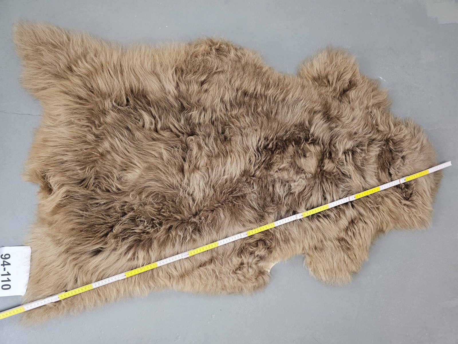 Provellus Fellteppich Schaffell Unikat XXL – Cappuccino mit weicher Fellstruktur