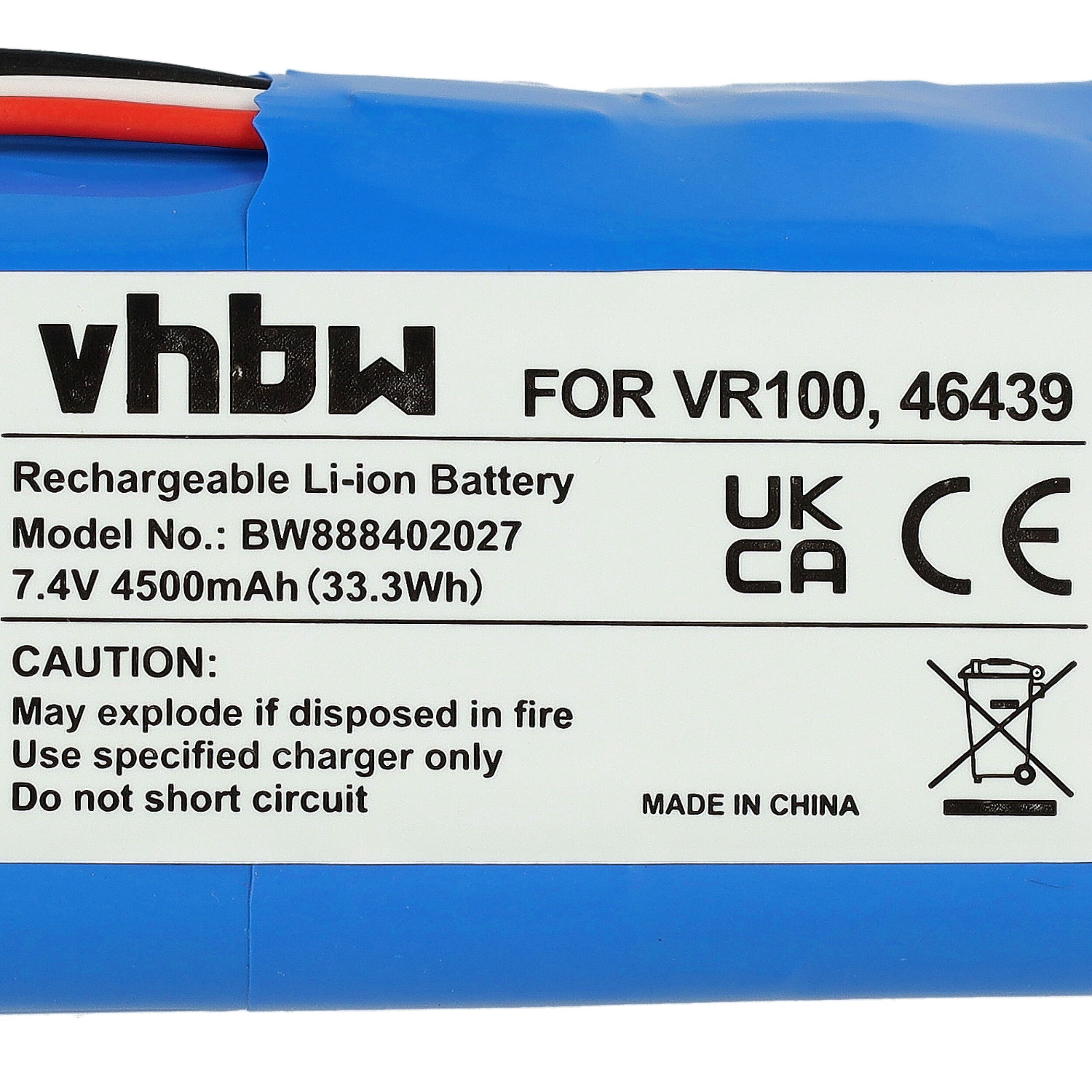 vhbw kompatibel (7,4 Kobold Staubsauger-Akku mit 4500 V) VR100 mAh Li-Ion Vorwerk