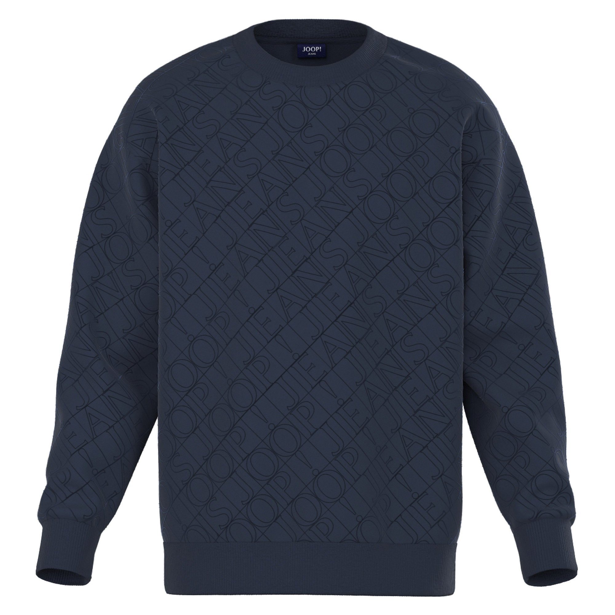 Joop Jeans Sweatshirt Herren Sweatshirt - Cayetano, Sweater, Rundhals Blau