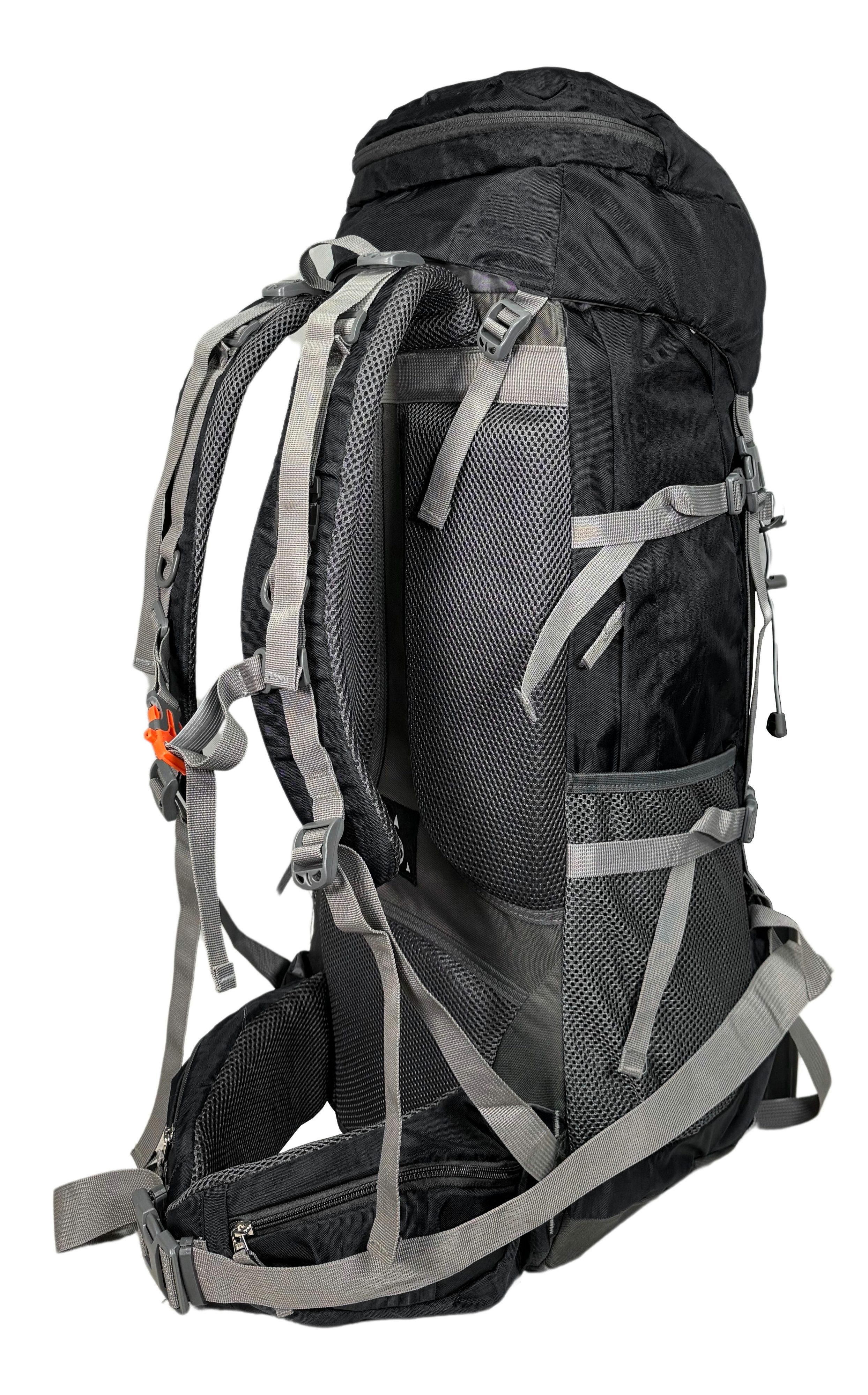 MTB Wanderrucksack 80 Liter Tracking Rucksack Reiserucksack Camping Tasche, mit Rückenlüftung