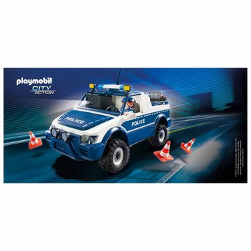 United Labels® Tasse Playmobil Tasse City Action - Polizei Keramik Blau 320 ml, Keramik