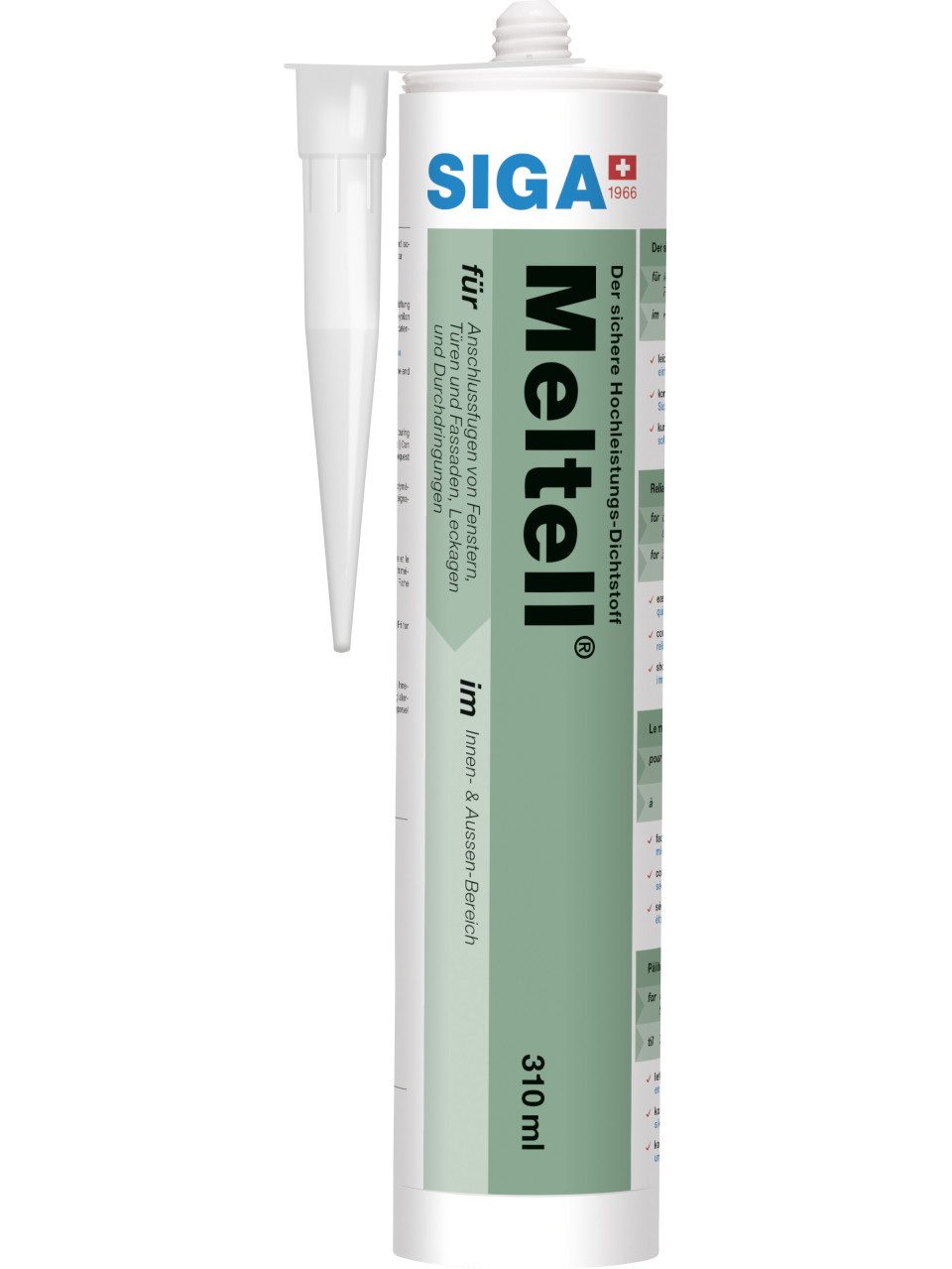 Siga Silikon Siga Hochleistungsdichtstoff Meltell Kartusche 310