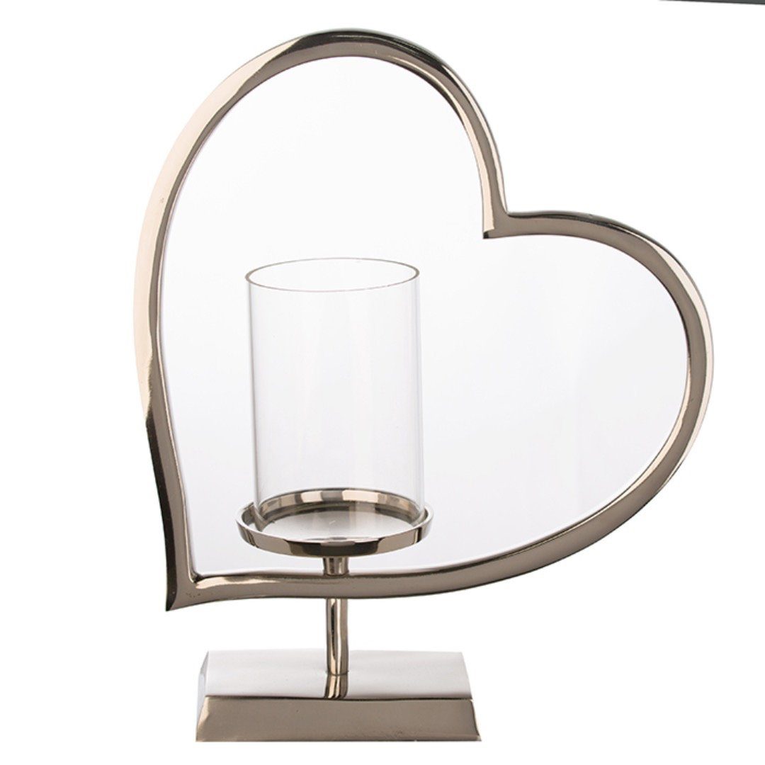 Geschenk Familie Amor aus Aluminium Freunde Perfektes Glas-Zylinder, GILDE für und St), Windlicht mit (1