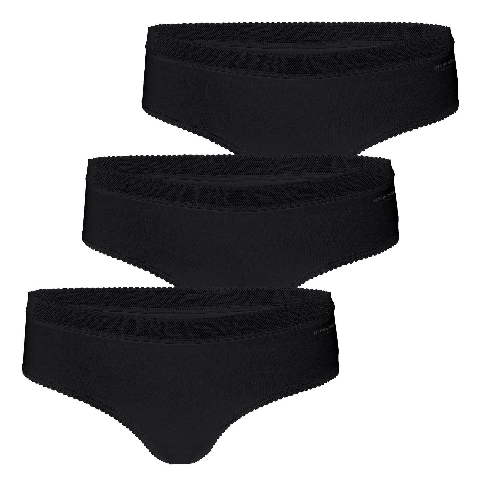 Björn Borg Panty Damen Hipster 3er Pack - Core Hipster, Baumwolle