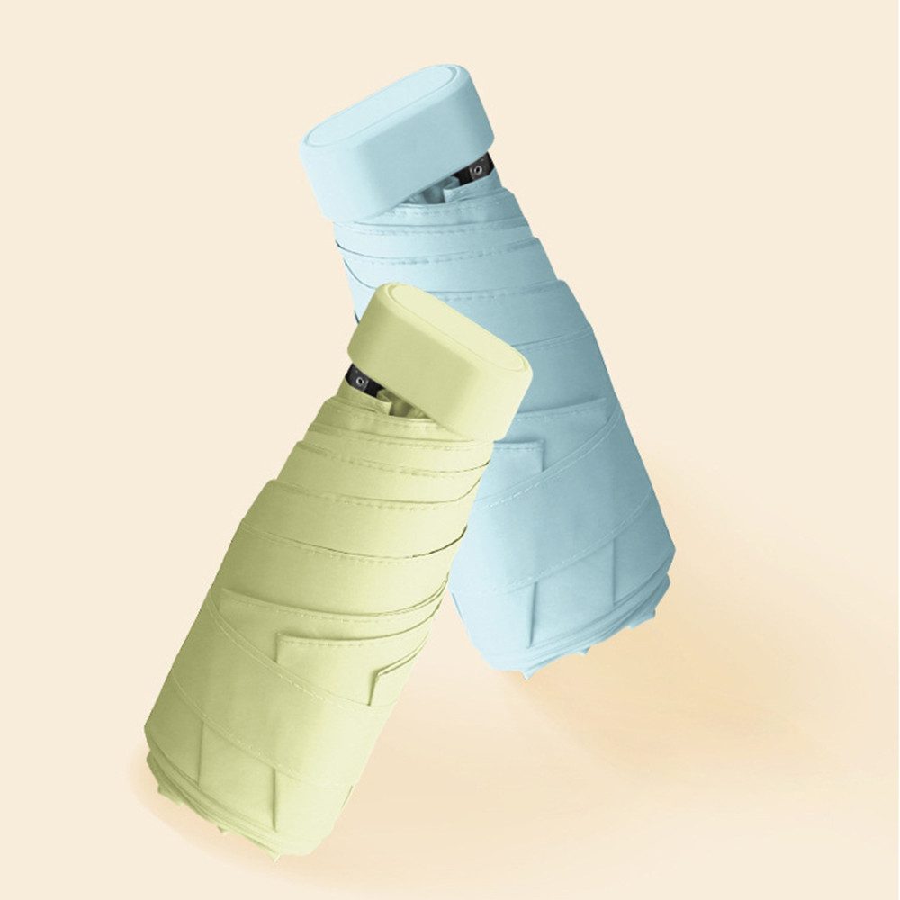 Coonoor Taschenregenschirm Mini-Regenschirm UV-Schutz,kleiner Taschenschirm günstig online kaufen