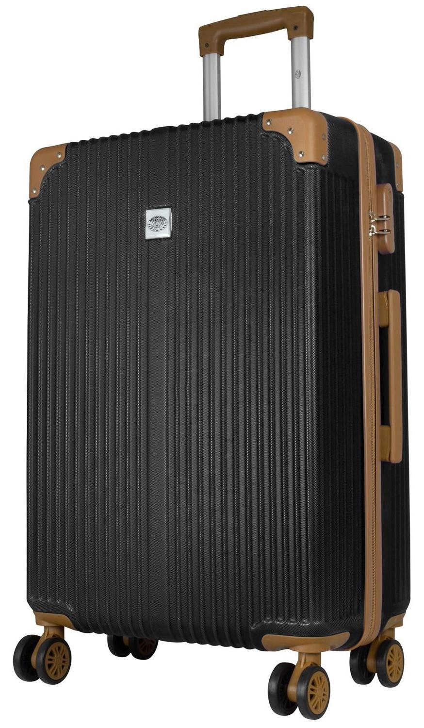 Warenhandel König Trolley Bardabos, 4 Rollen, Hartschale, braune Eckenschüt günstig online kaufen