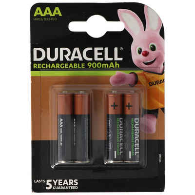 Duracell Duracell Recharge Ultra AAA Akku NiMH Micro mit bis zu 850mAh bis 900 Akku 900 mAh (1,2 V)