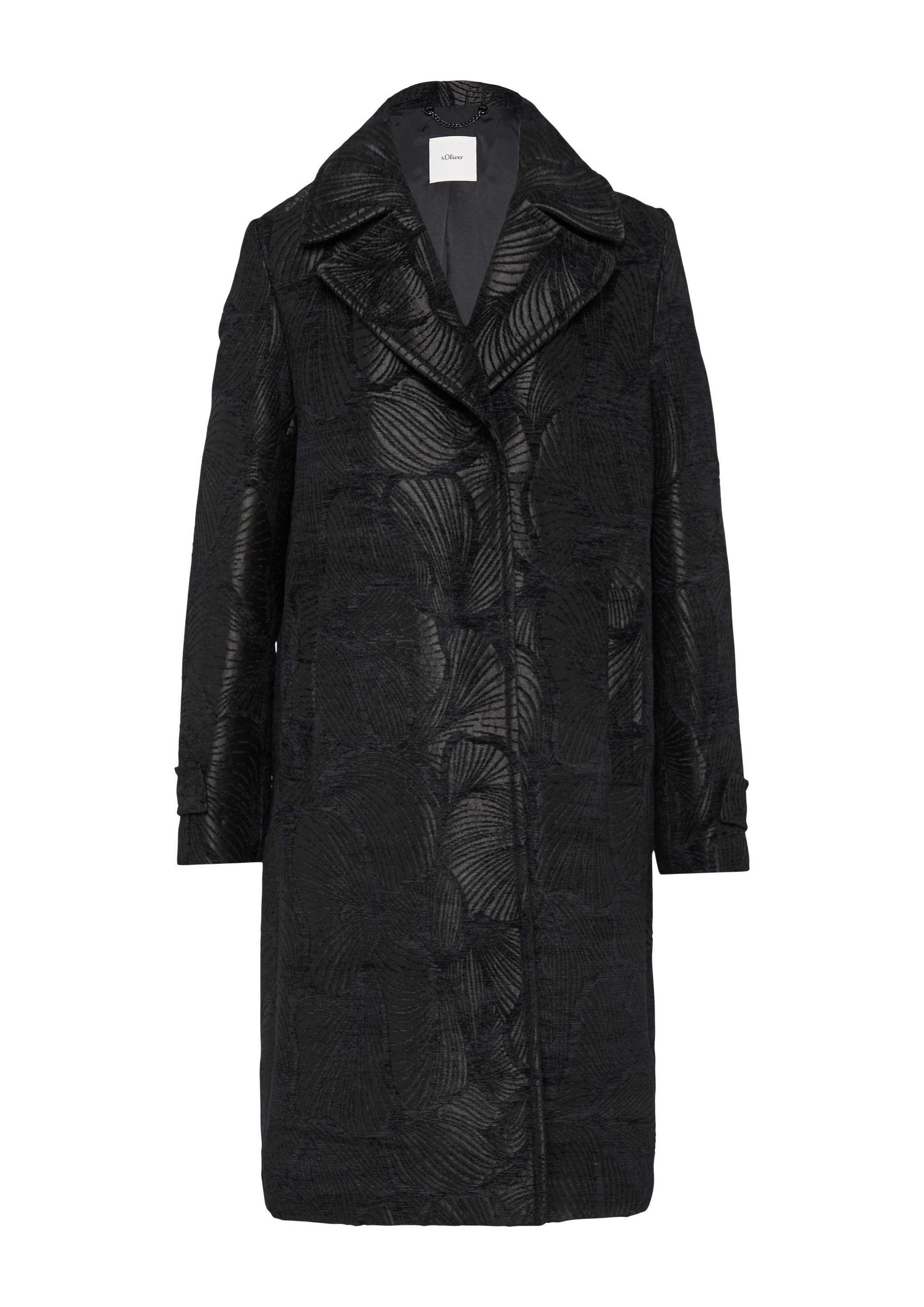 s.Oliver Funktionsmantel Outdoor-Mantel Eleganter Mantel aus Jacquard günstig online kaufen