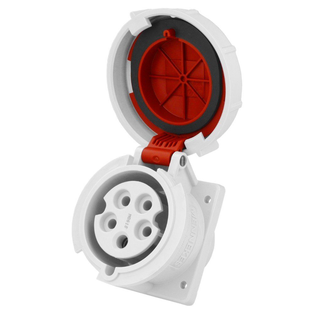 Mennekes Steckdose Mennekes CEE Einbausteckdose 32A 5p 400V IP67 240A Anbausteckdose, 1-St.