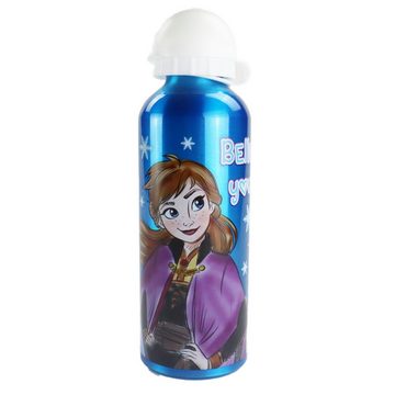 Disney Trinkflasche Disney Die Eiskönigin Alu Wasserflasche Trinkflasche Flasche 500 ml, Anna Elsa