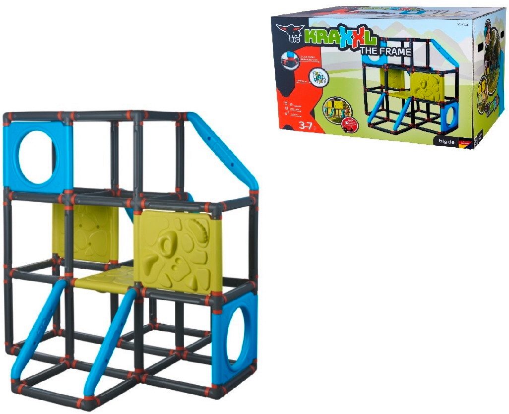 BIG Klettergerüst BIG Outdoor Spielzeug Klettergerüst Kraxxl The Frame 246 Teile 8000557