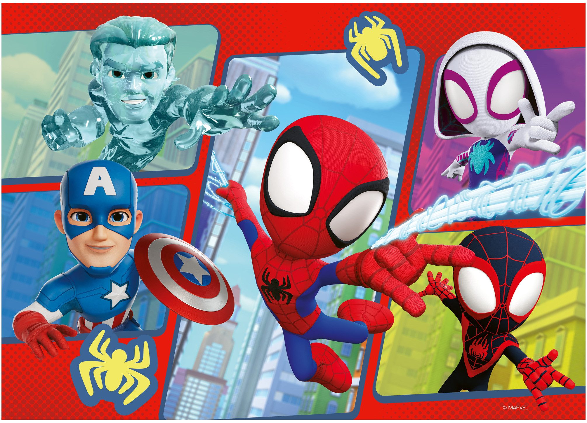 Ravensburger Puzzle Spidey in Aktion!, 60 Puzzleteile, Made in Europe